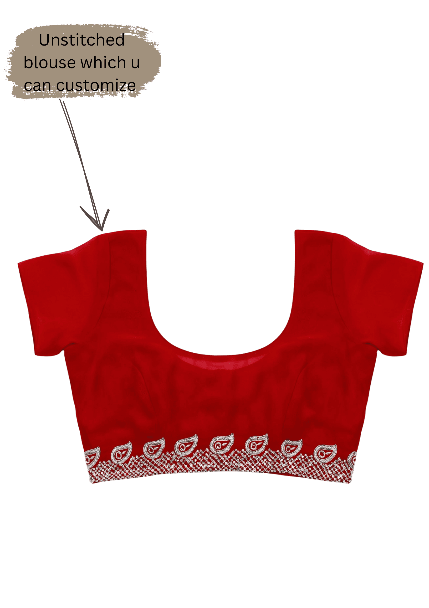 Ritual Styles Red Georgette Jurcan Work Designer Saree with Embellished Border image 7