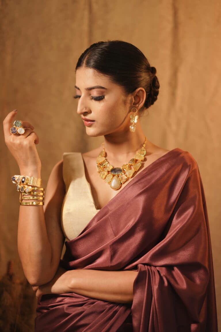 Plum Saree image 1