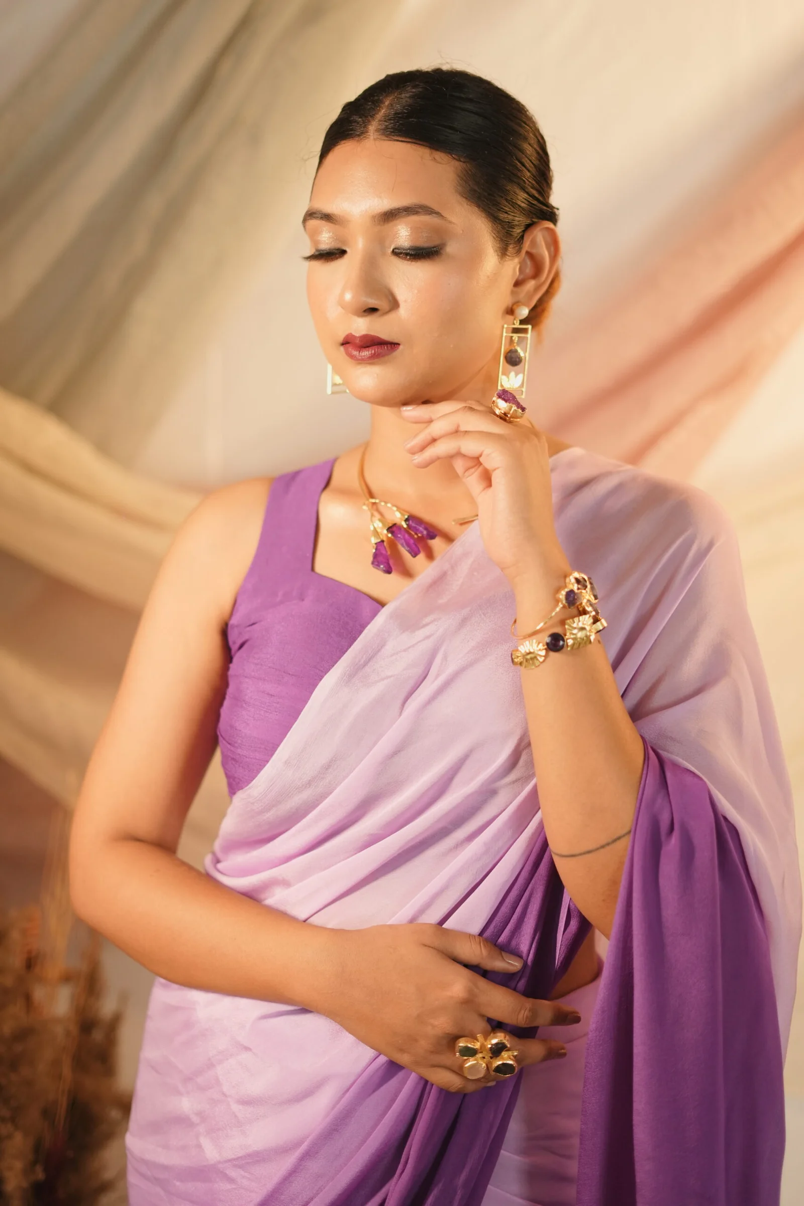 Amethyst Saree image 2