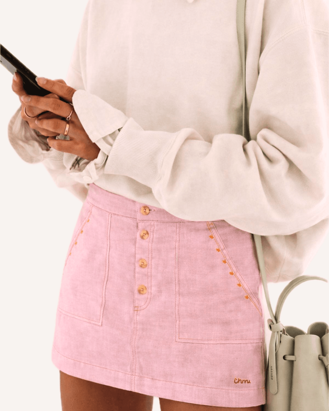 Sherry Linen Skirt
