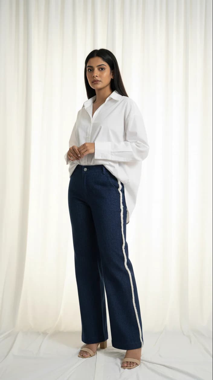 Fray Pants hover