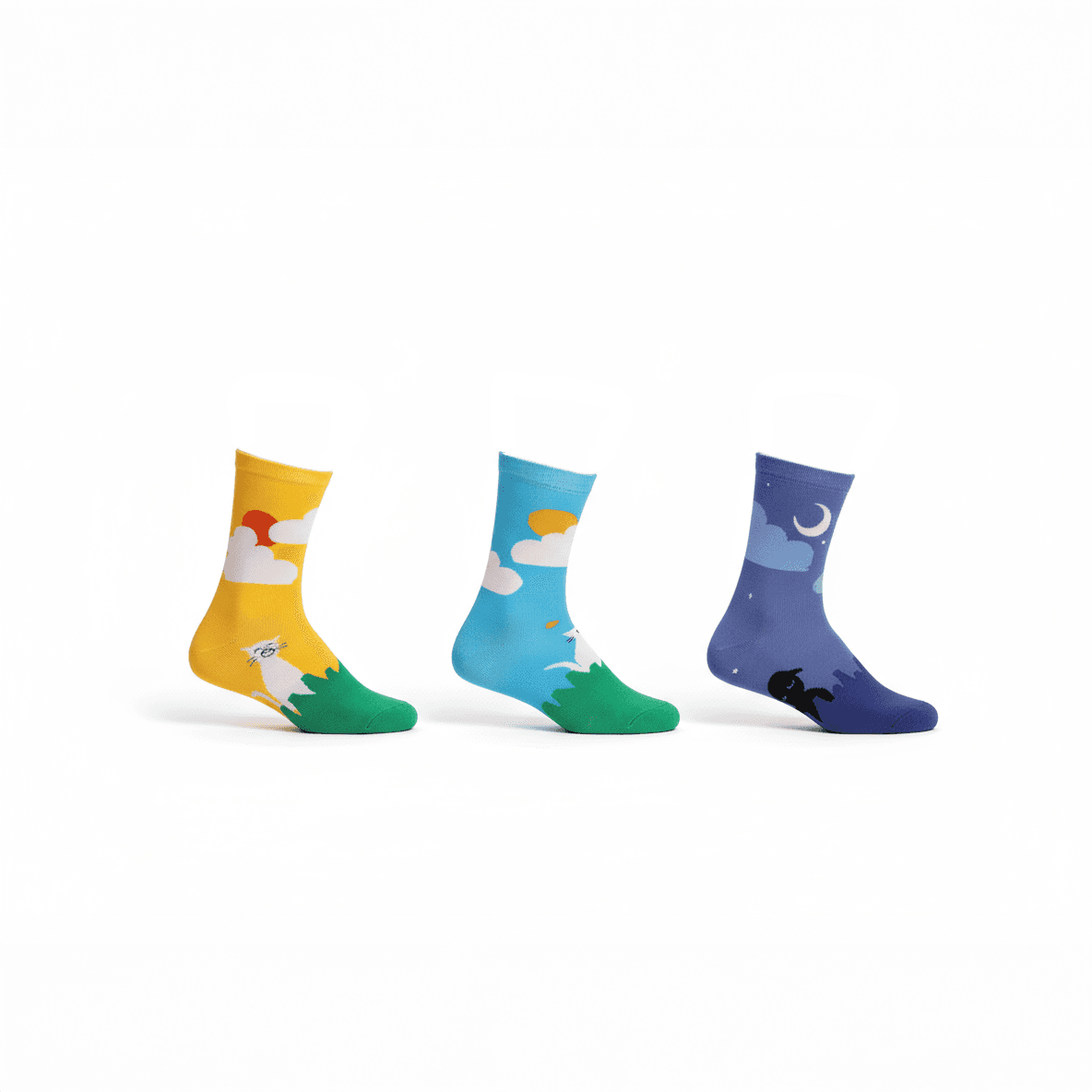 Wake, Lounge & Dream! (Crew Length) (Pack of 3)