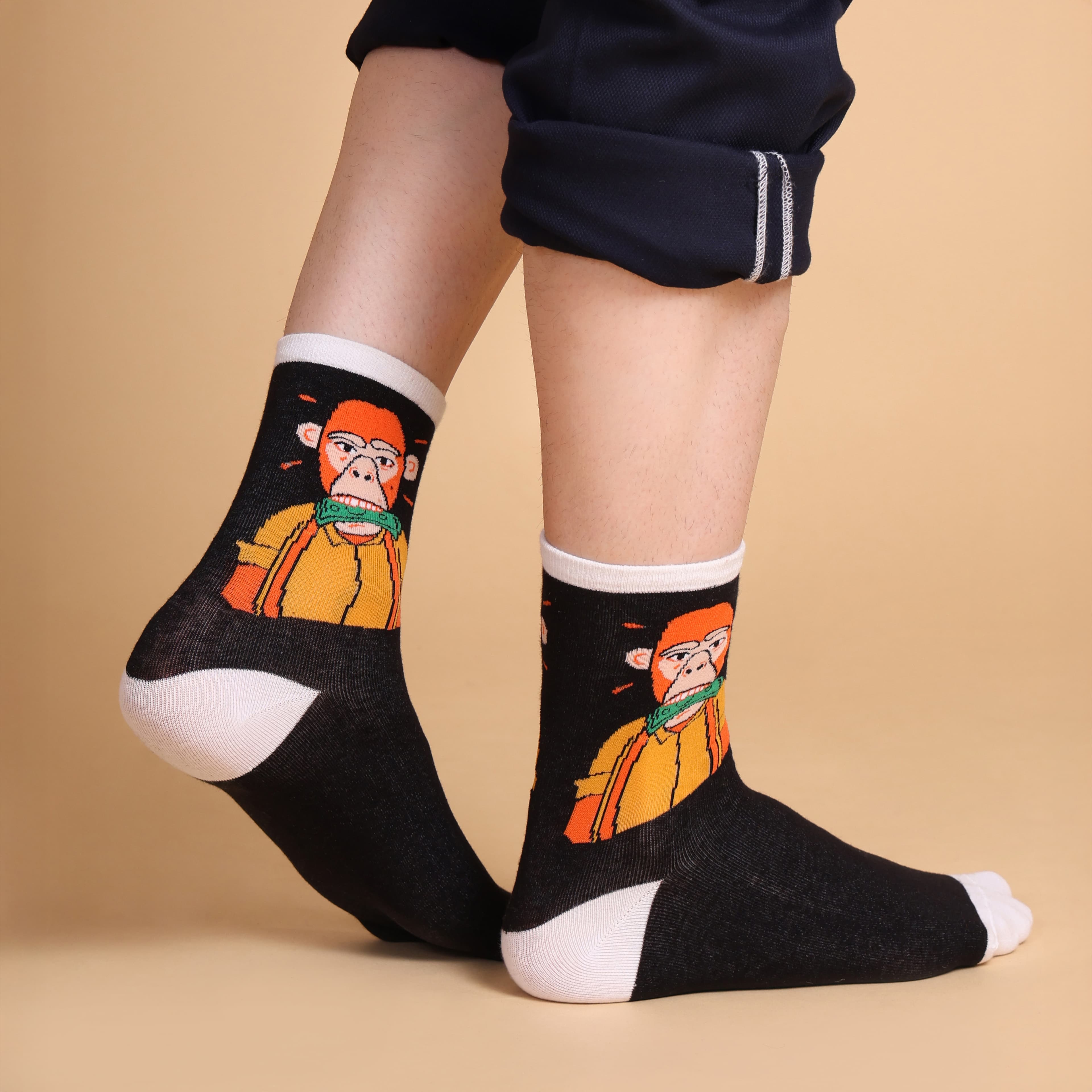 Mon(k)ey Matters (Crew Length) (Pack of 3) image 3