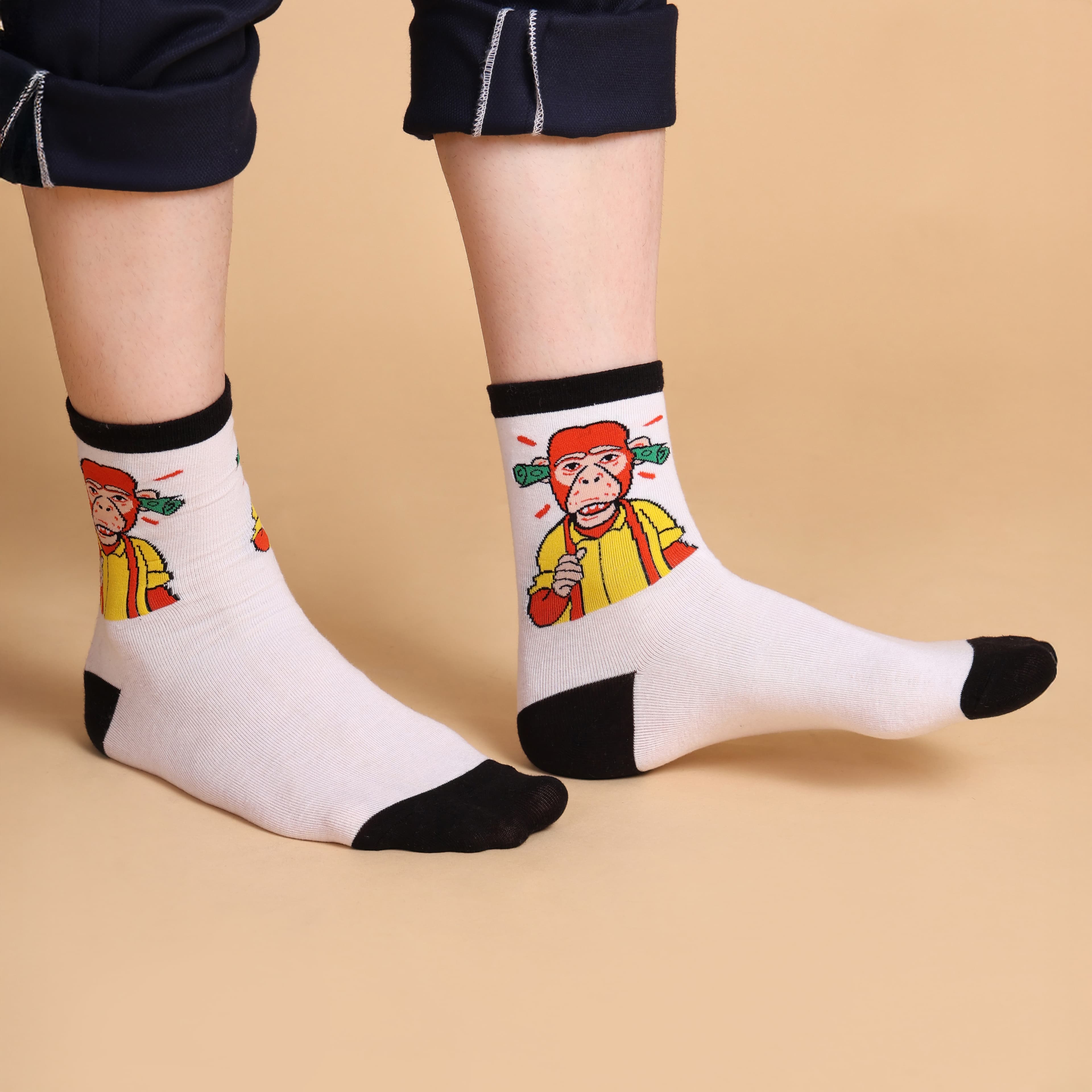 Mon(k)ey Matters (Crew Length) (Pack of 3) image 6