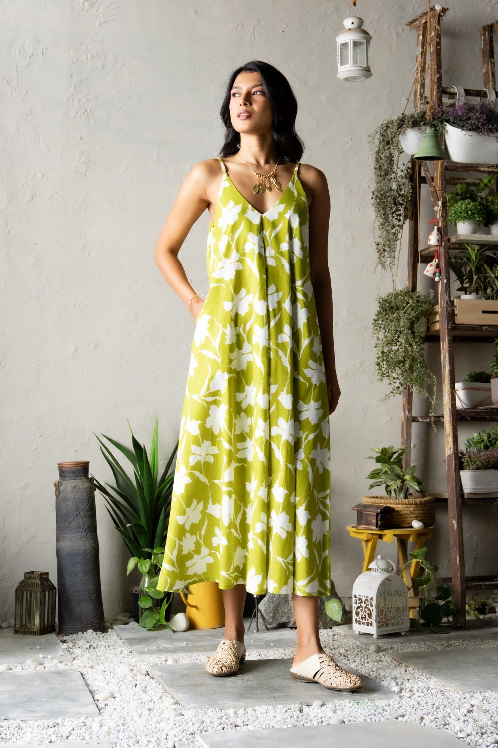 Lime Glow Dress