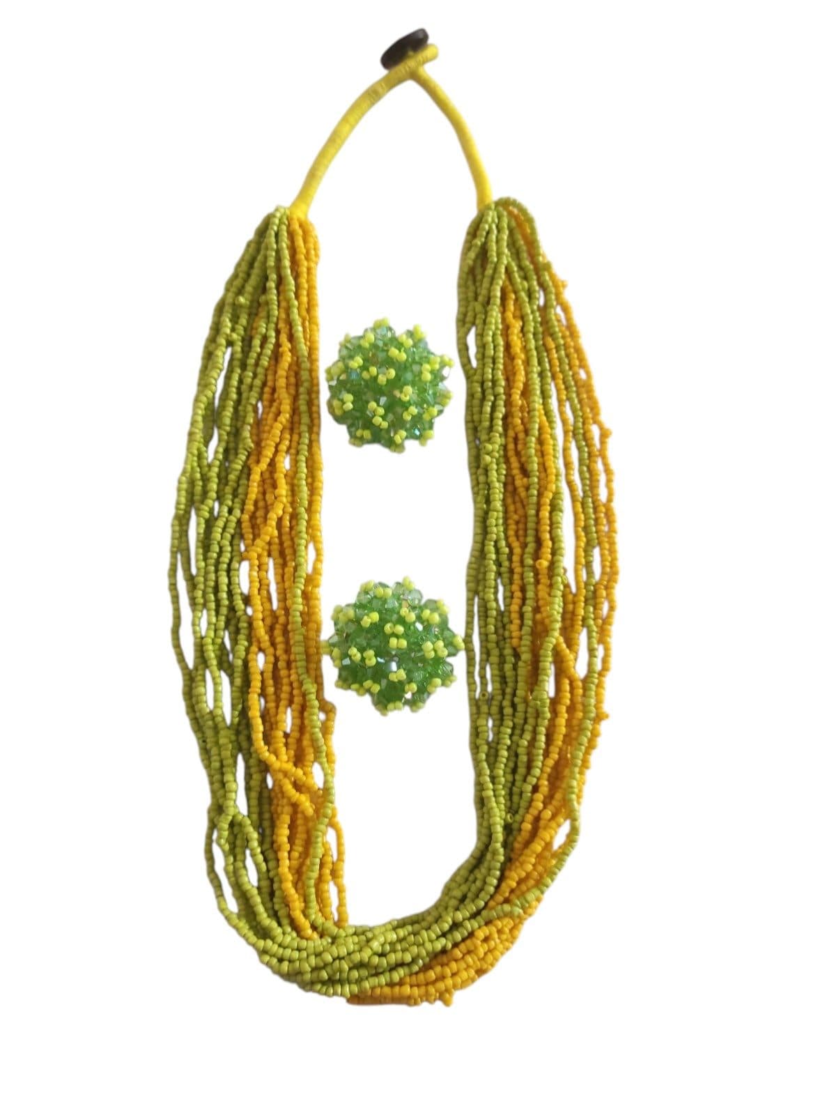 Everyday-to-Occasion Multilayer Beaded NecKlace With Matching Earrings image 14