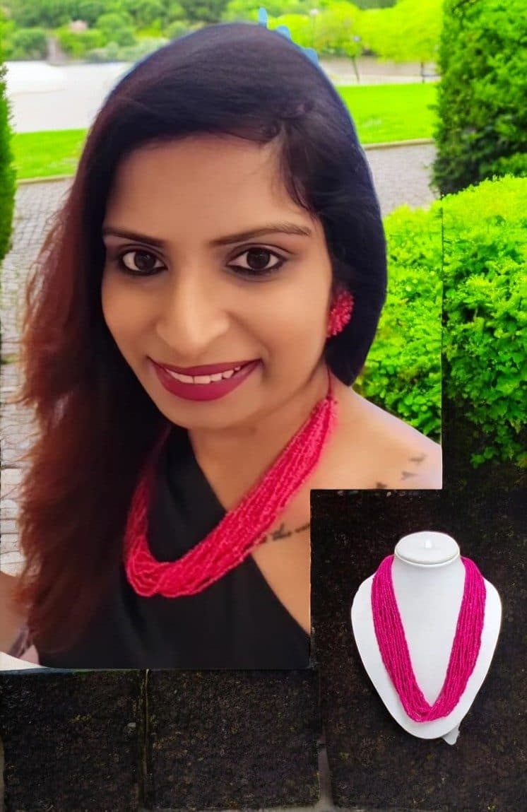Everyday-to-Occasion Multilayer Beaded NecKlace With Matching Earrings image 17