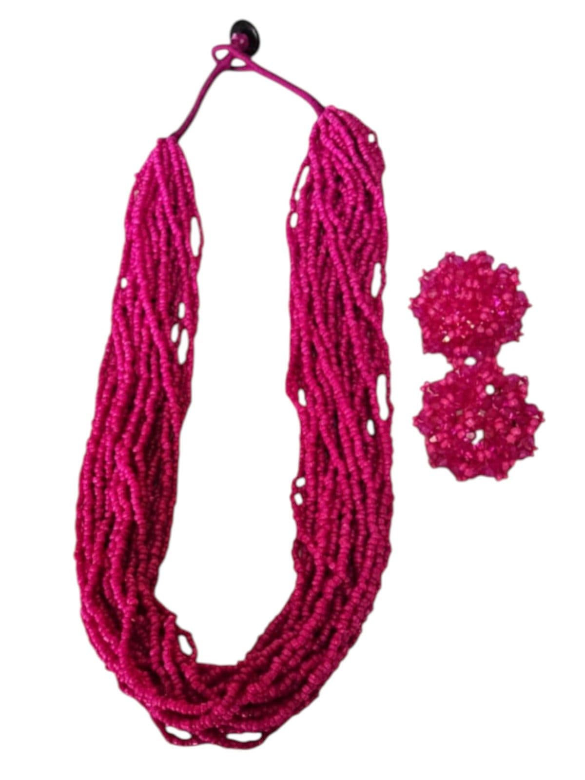 Everyday-to-Occasion Multilayer Beaded NecKlace With Matching Earrings image 21