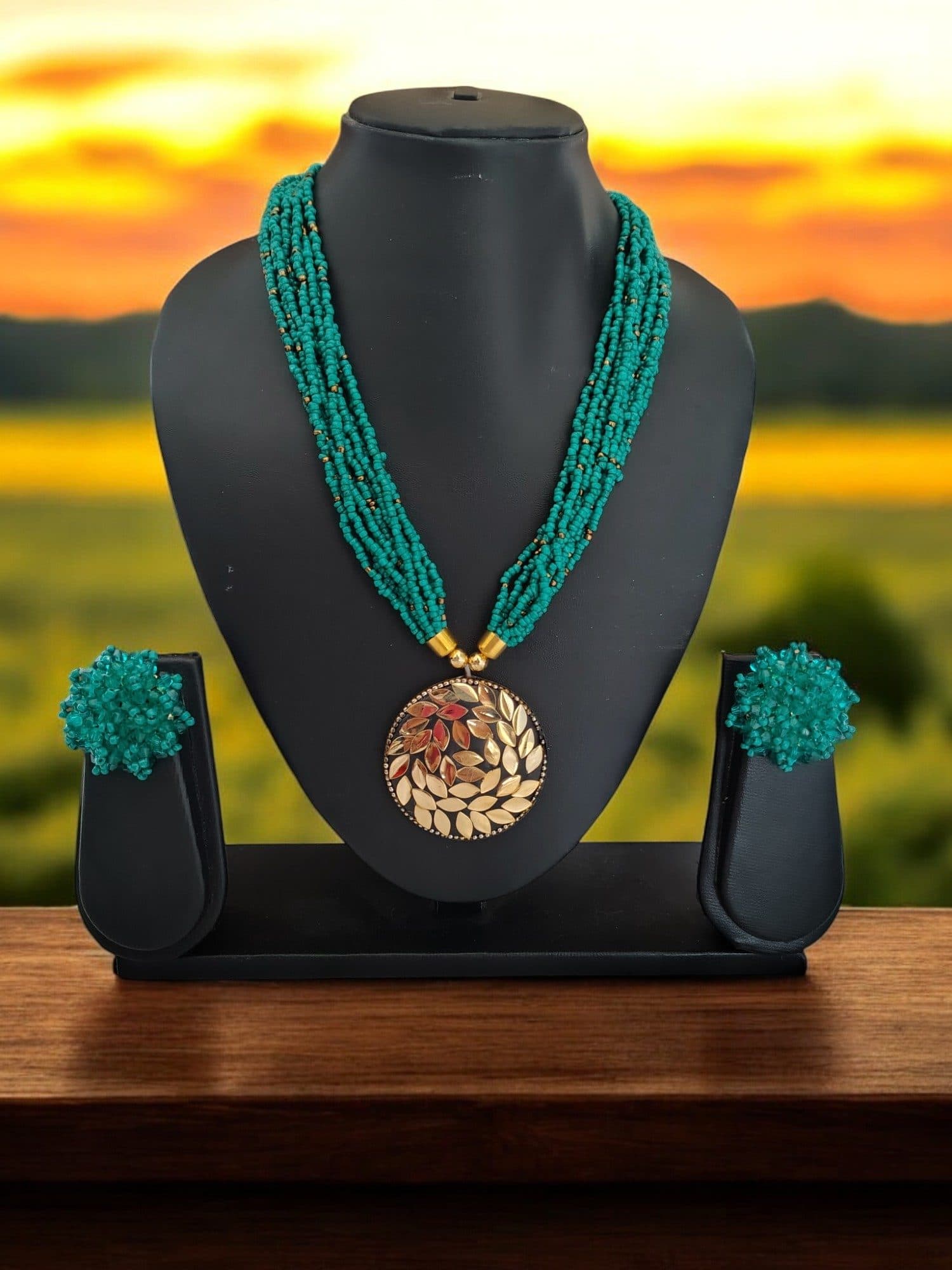 All-Day Statement Beaded Necklace Set image 6