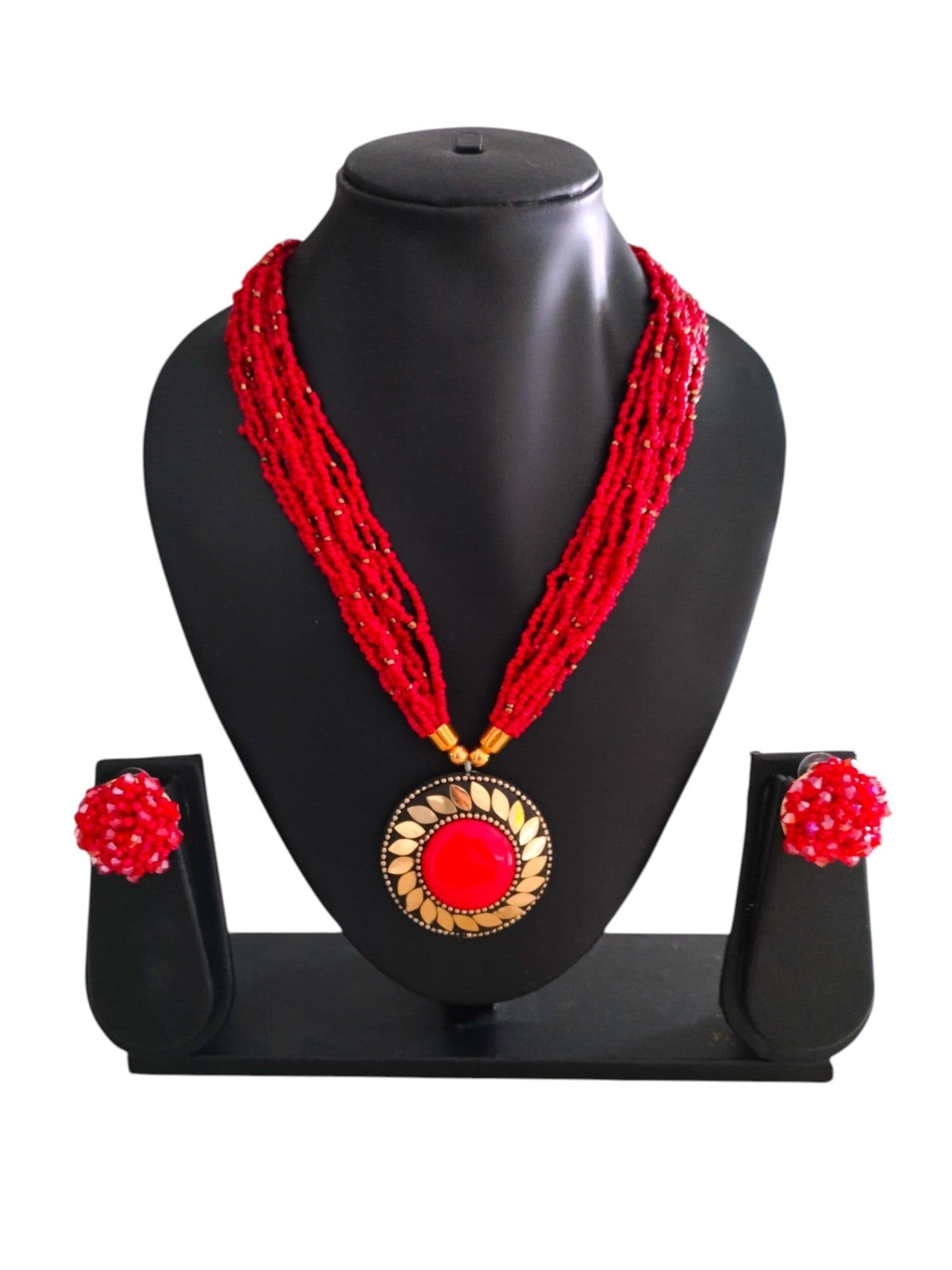 All-Day Statement Beaded Necklace Set image 4