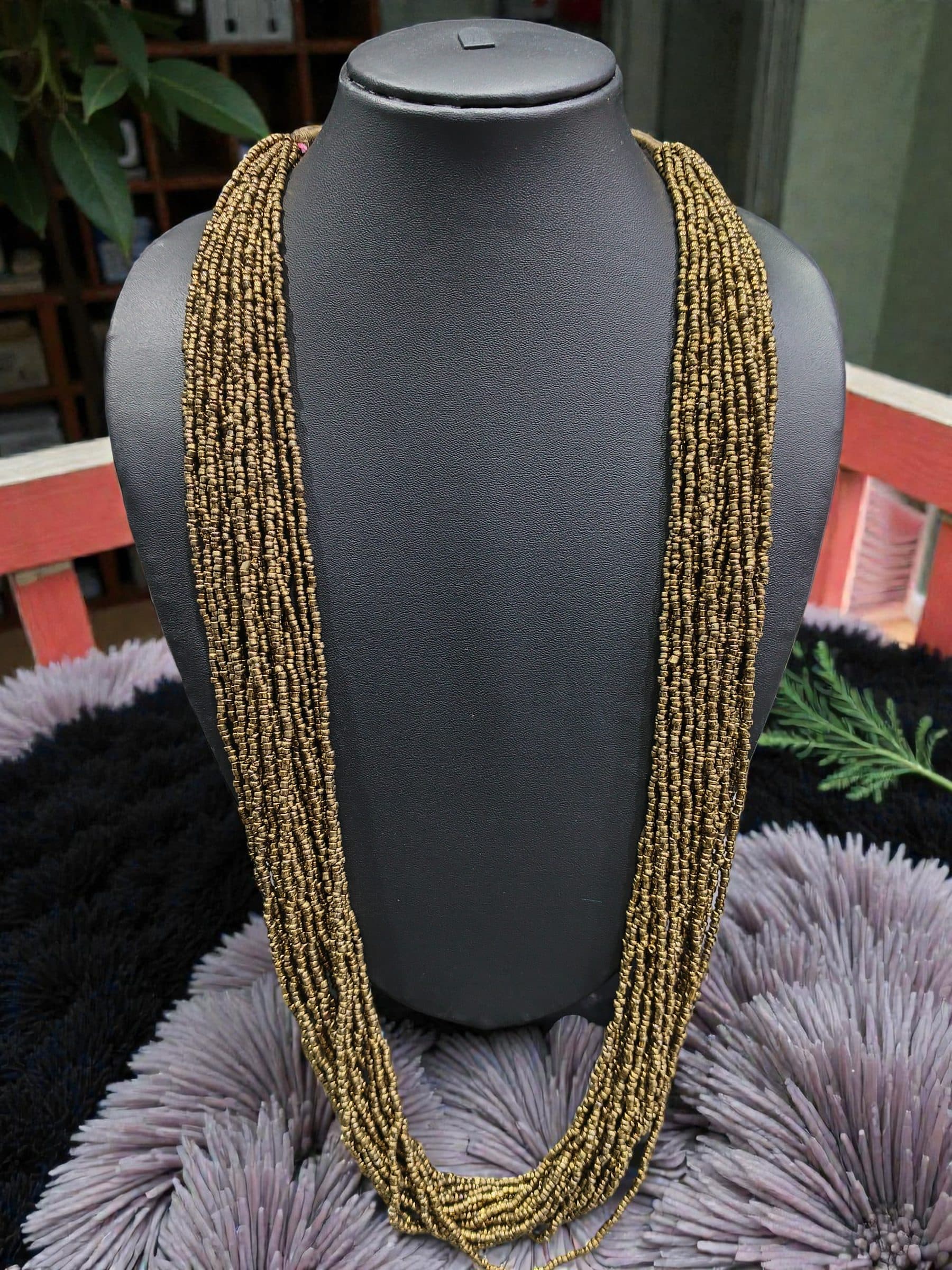 RangSaaz 20-Layer Luxe Long Beaded Necklace (With Optional Statement Earrings) image 22