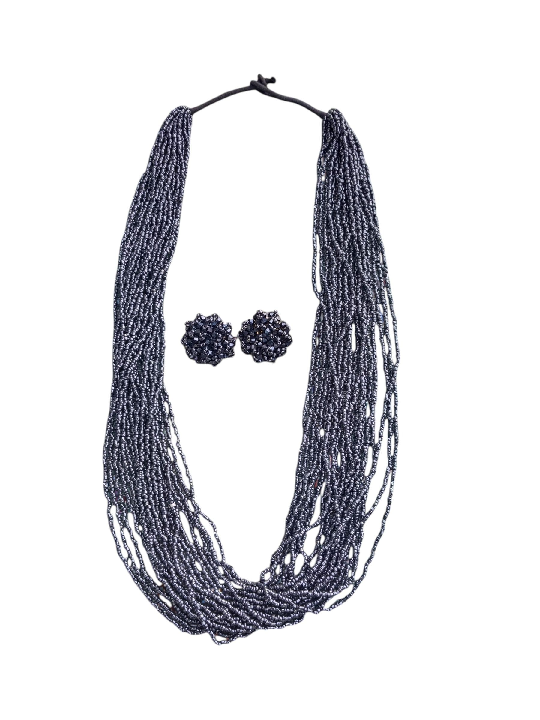 RangSaaz 20-Layer Luxe Long Beaded Necklace (With Optional Statement Earrings) image 25