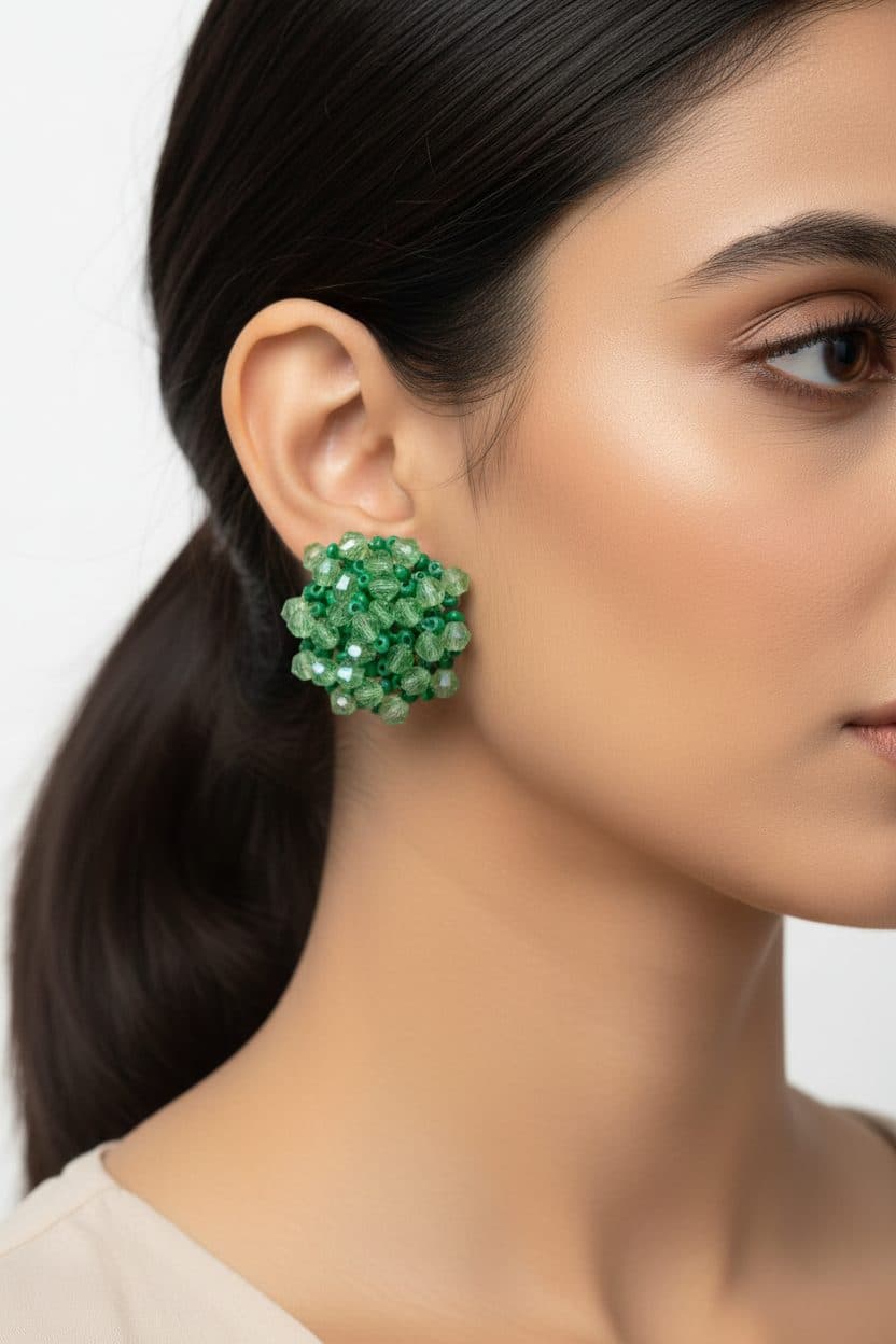 Small Statement Studs Earrings image 15