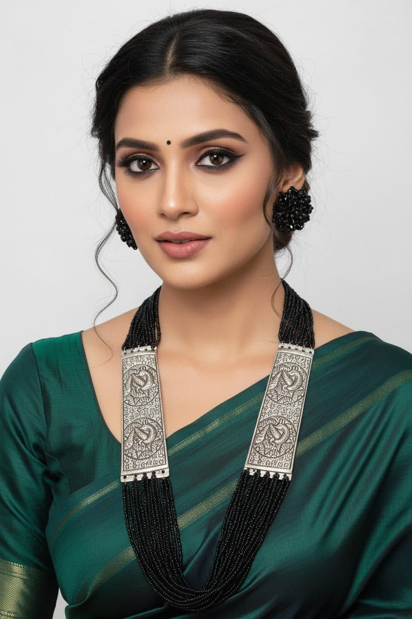 Saree Shobha Statement Necklace & Earring Set image 5