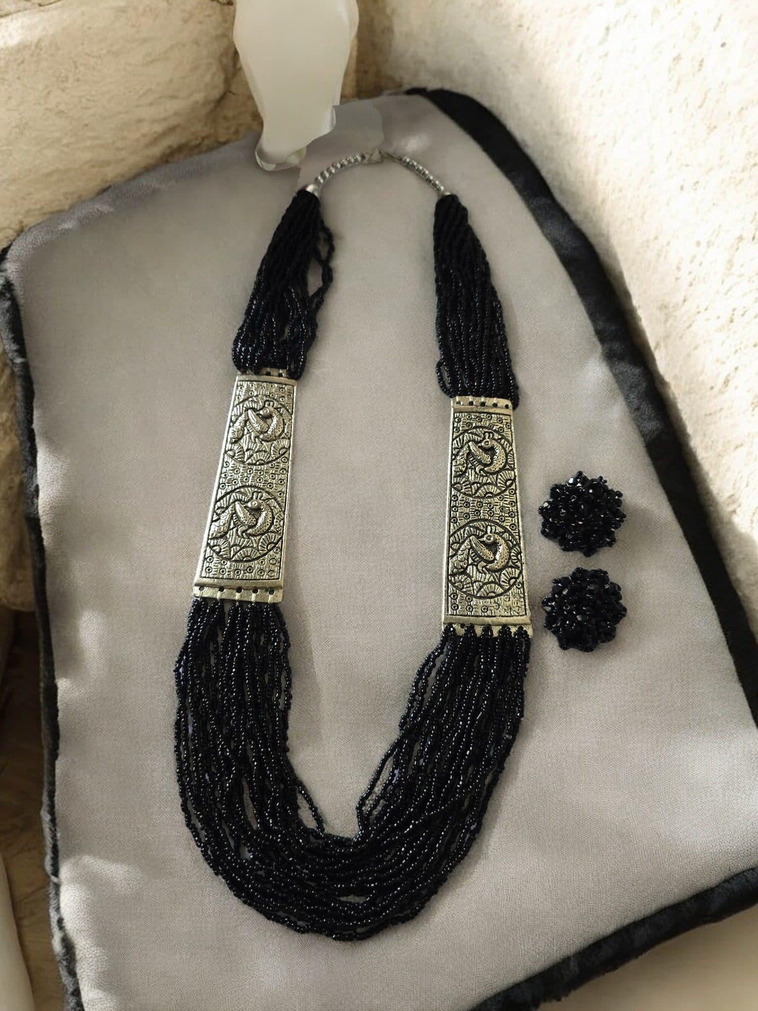 Saree Shobha Statement Necklace & Earring Set image 14