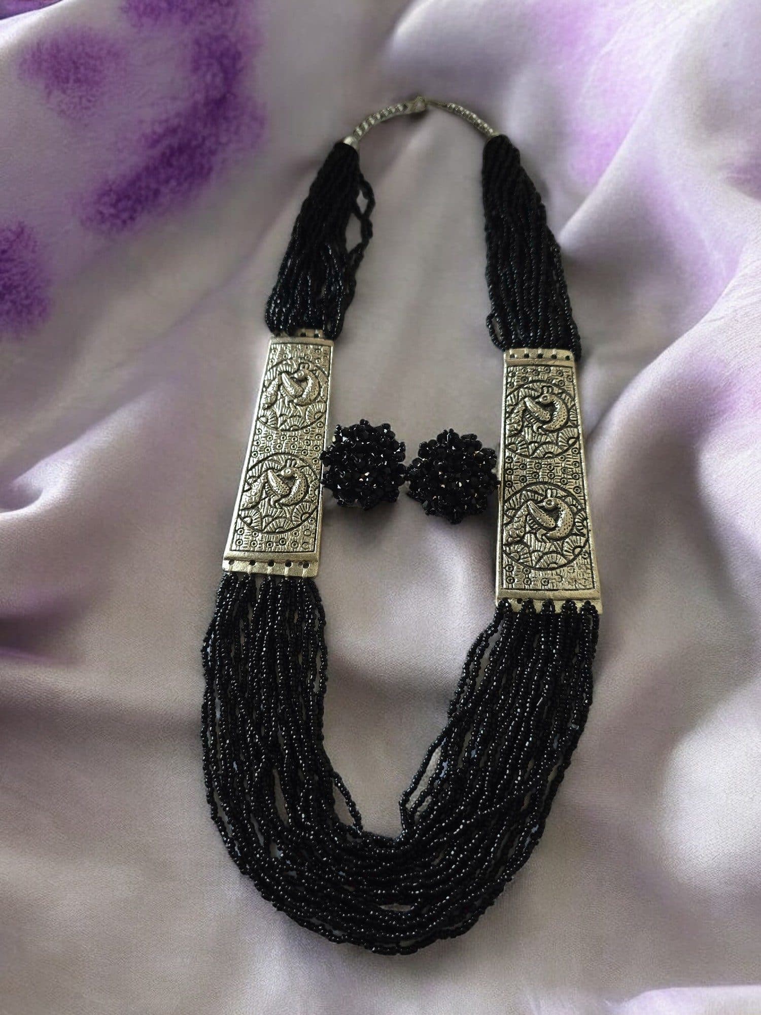 Saree Shobha Statement Necklace & Earring Set image 18