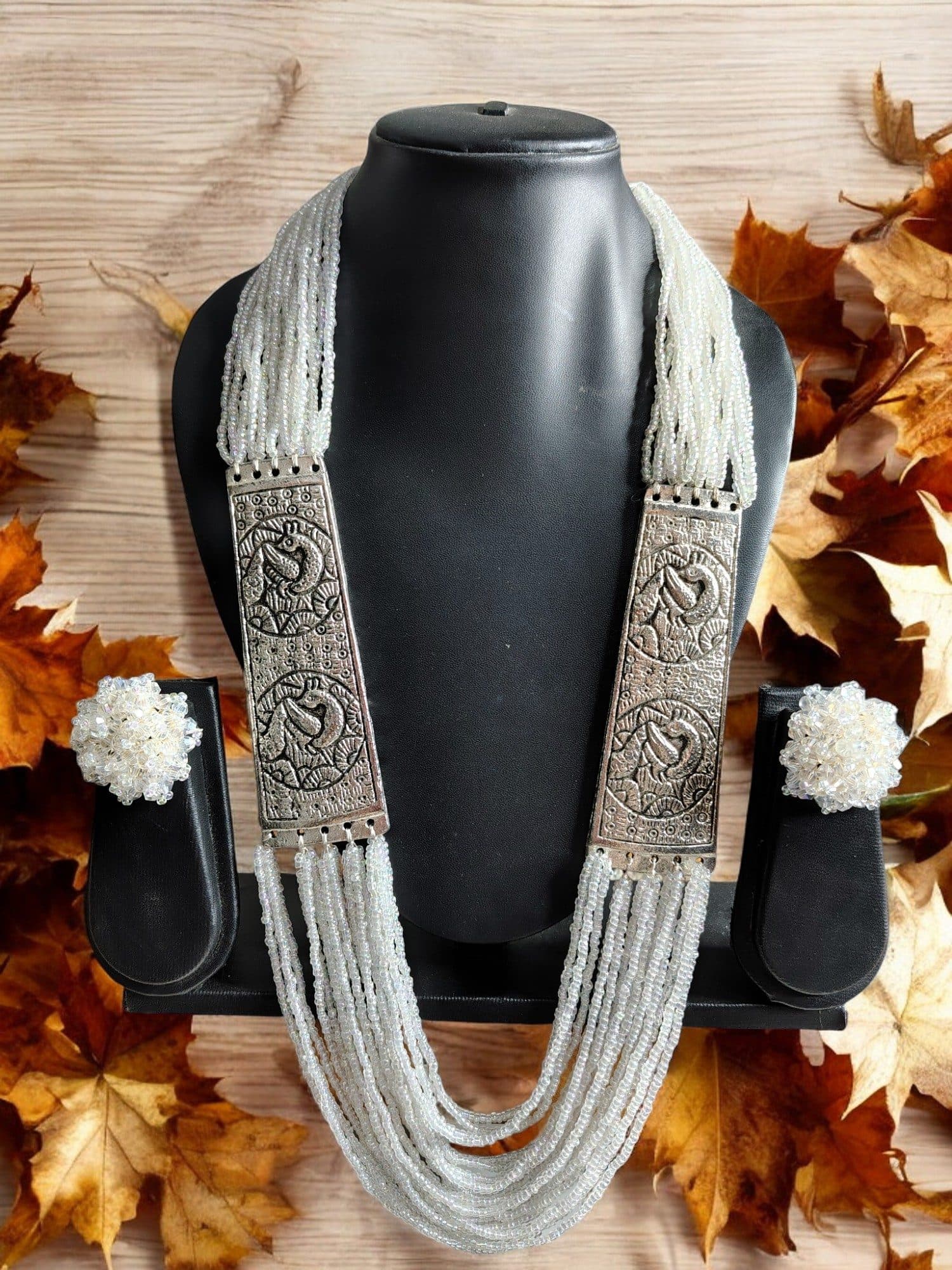 Saree Shobha Statement Necklace & Earring Set image 11