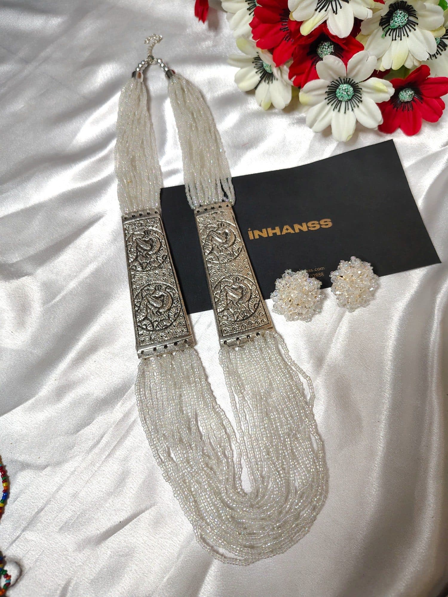 Saree Shobha Statement Necklace & Earring Set image 15