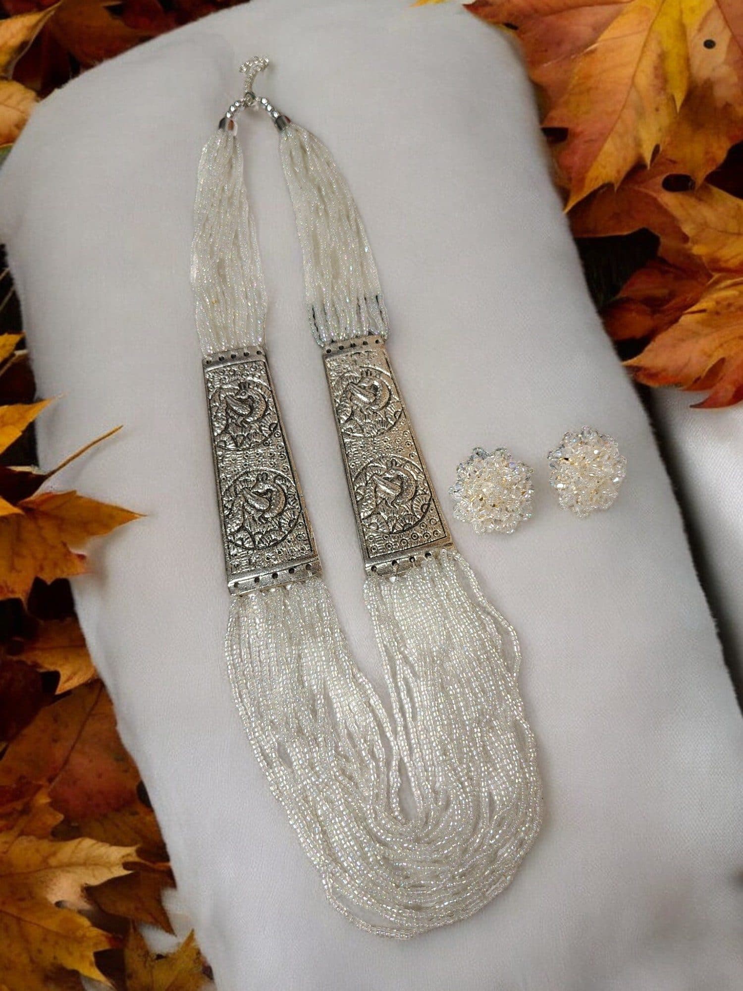 Saree Shobha Statement Necklace & Earring Set image 23