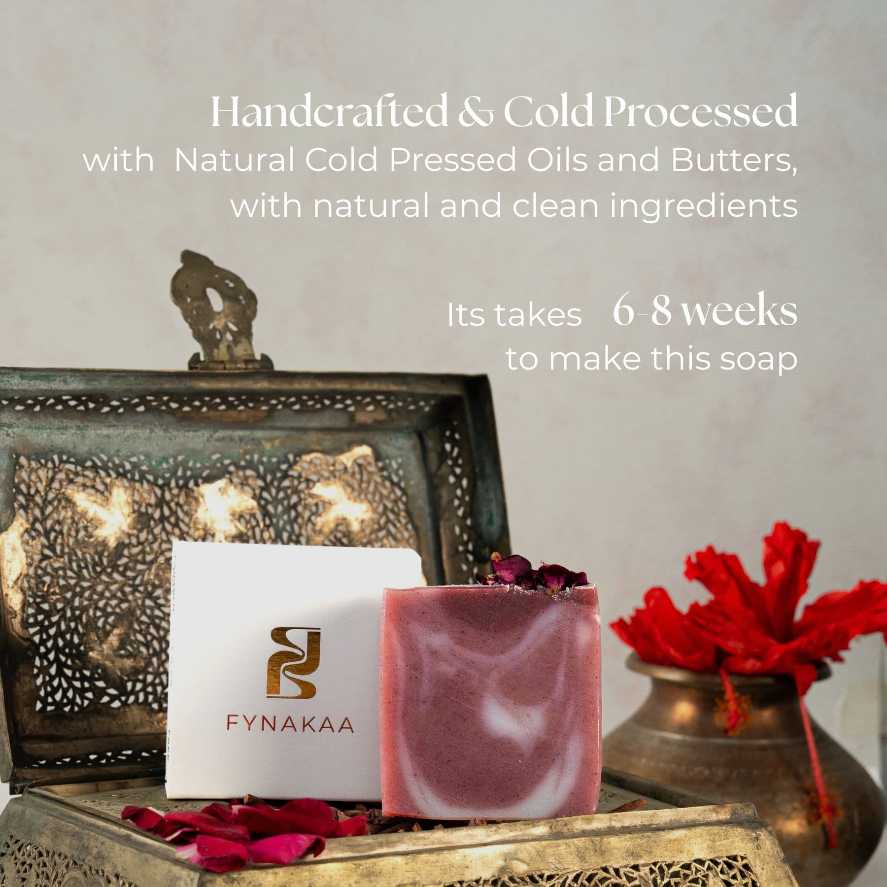 Manjistha Jasud Rosehip Handcrafted Cold Processed Soap image 3