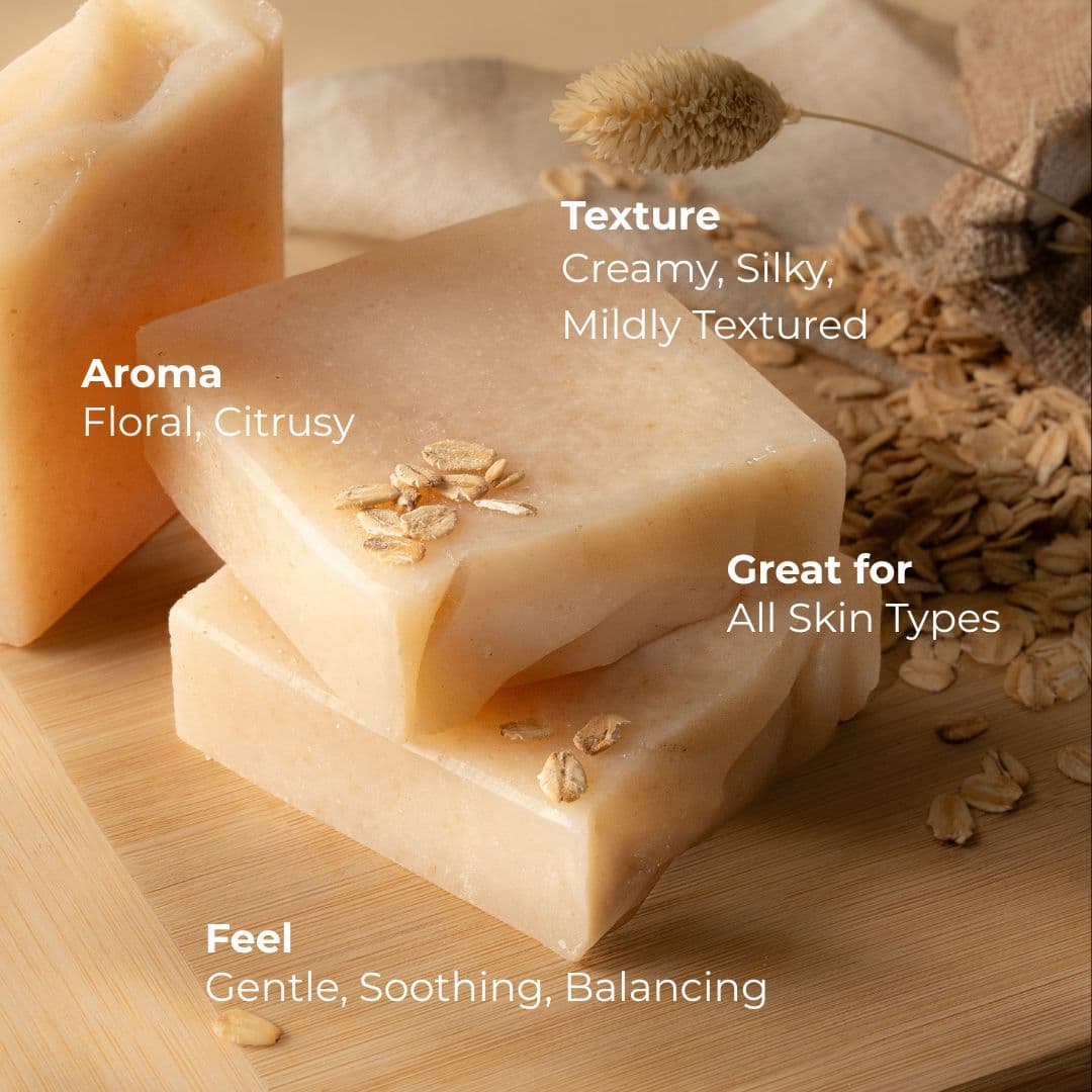 Oatmilk Handcrafted Cold Processed Soap image 4