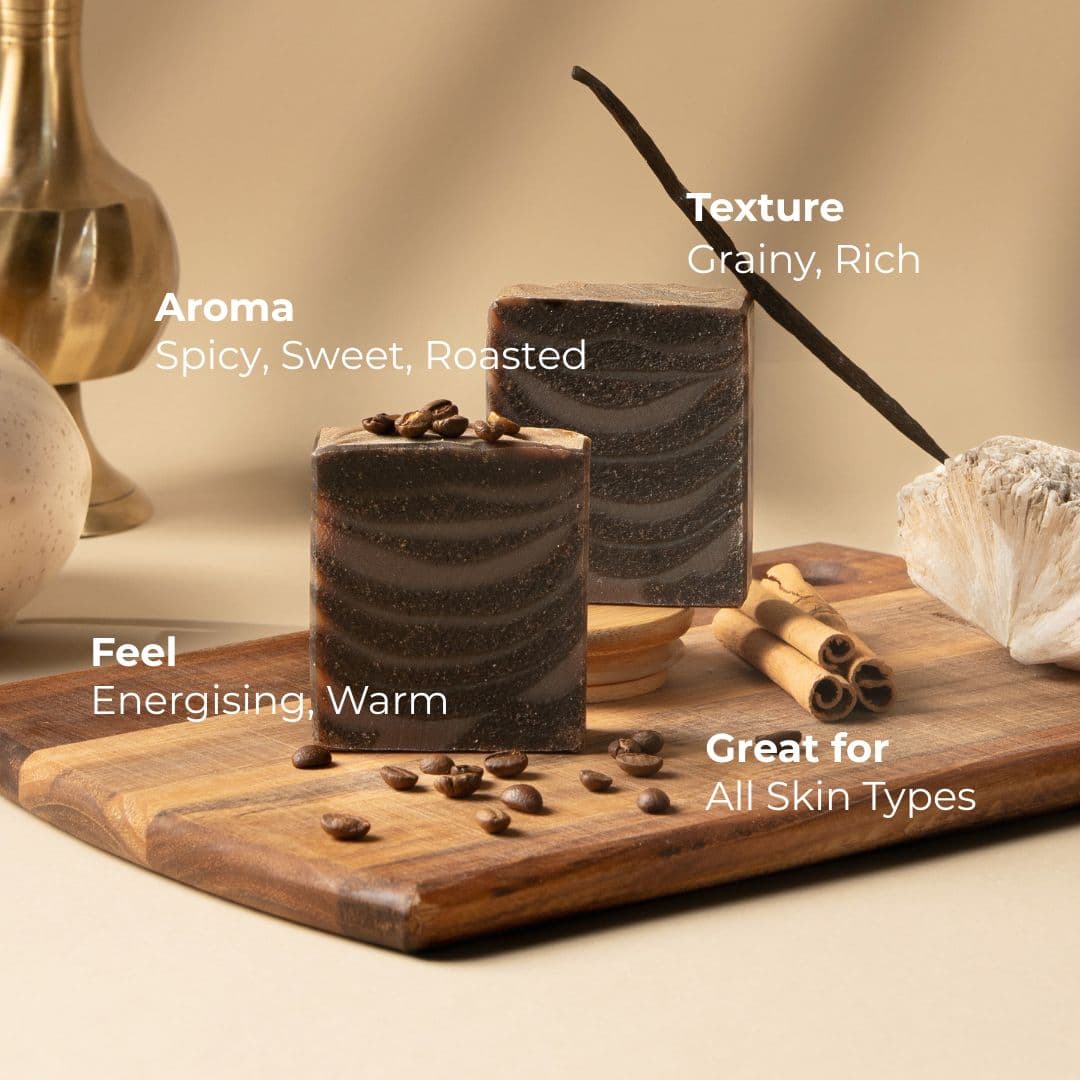 Coffee Vanilla Cinnamon Handcrafted Cold Processed Soap image 4