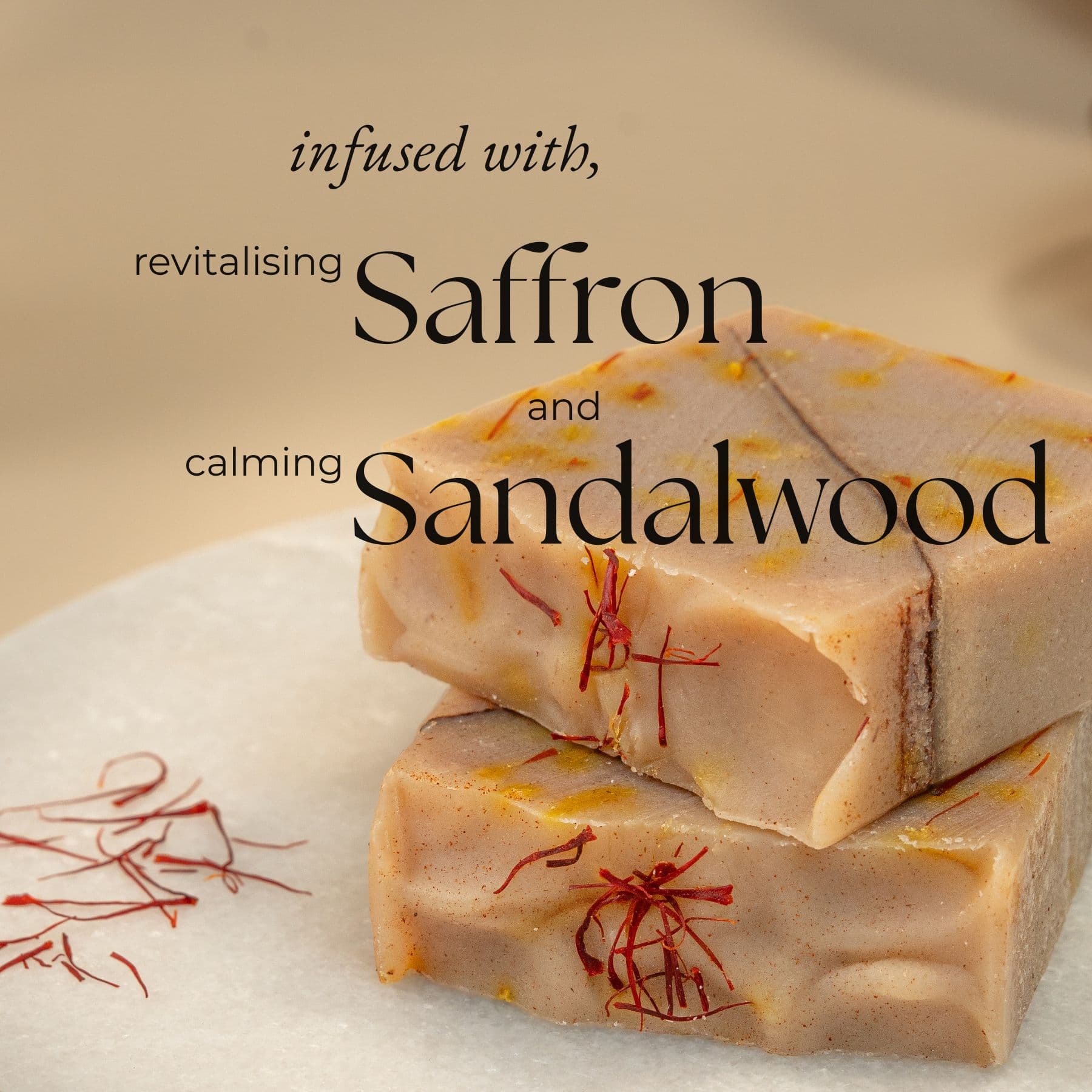 Kesar Chandan Handcrafted Cold Processed Soap image 3