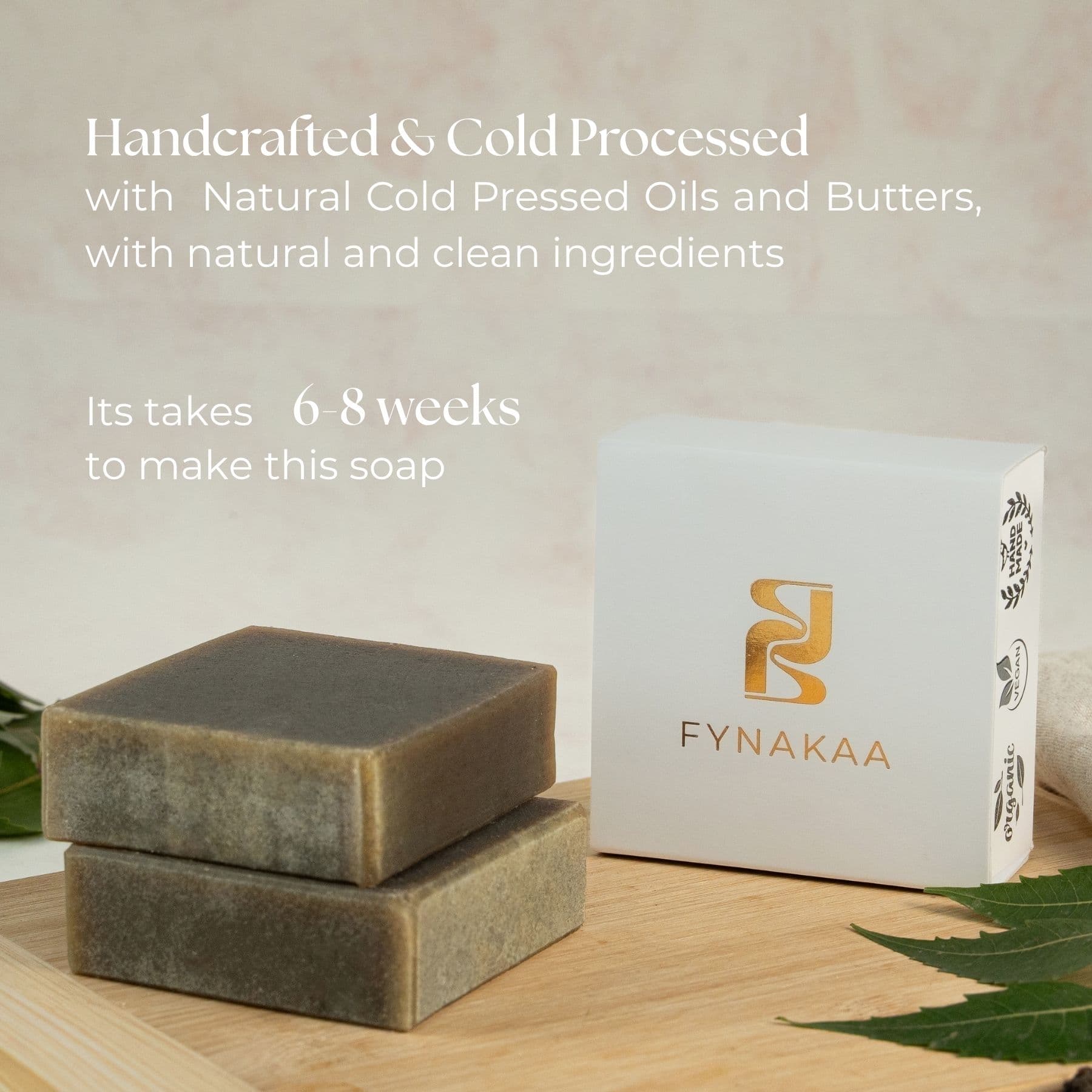 Neem & Eucalyptus Handcrafted Cold Processed Soap image 3