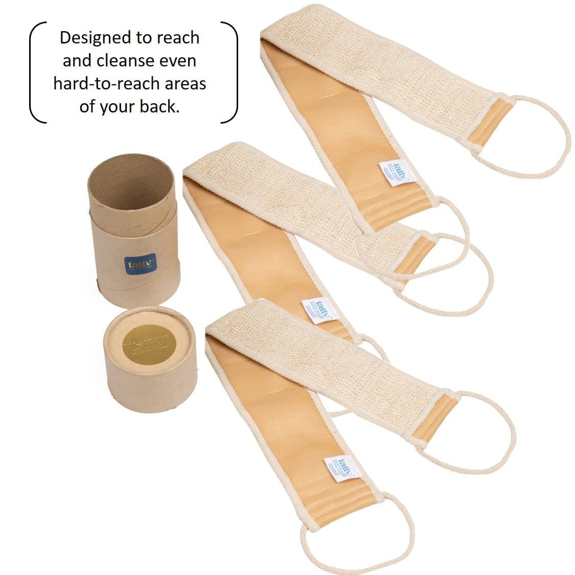 Back Scrubber Belt - Ramie Fiber image 3