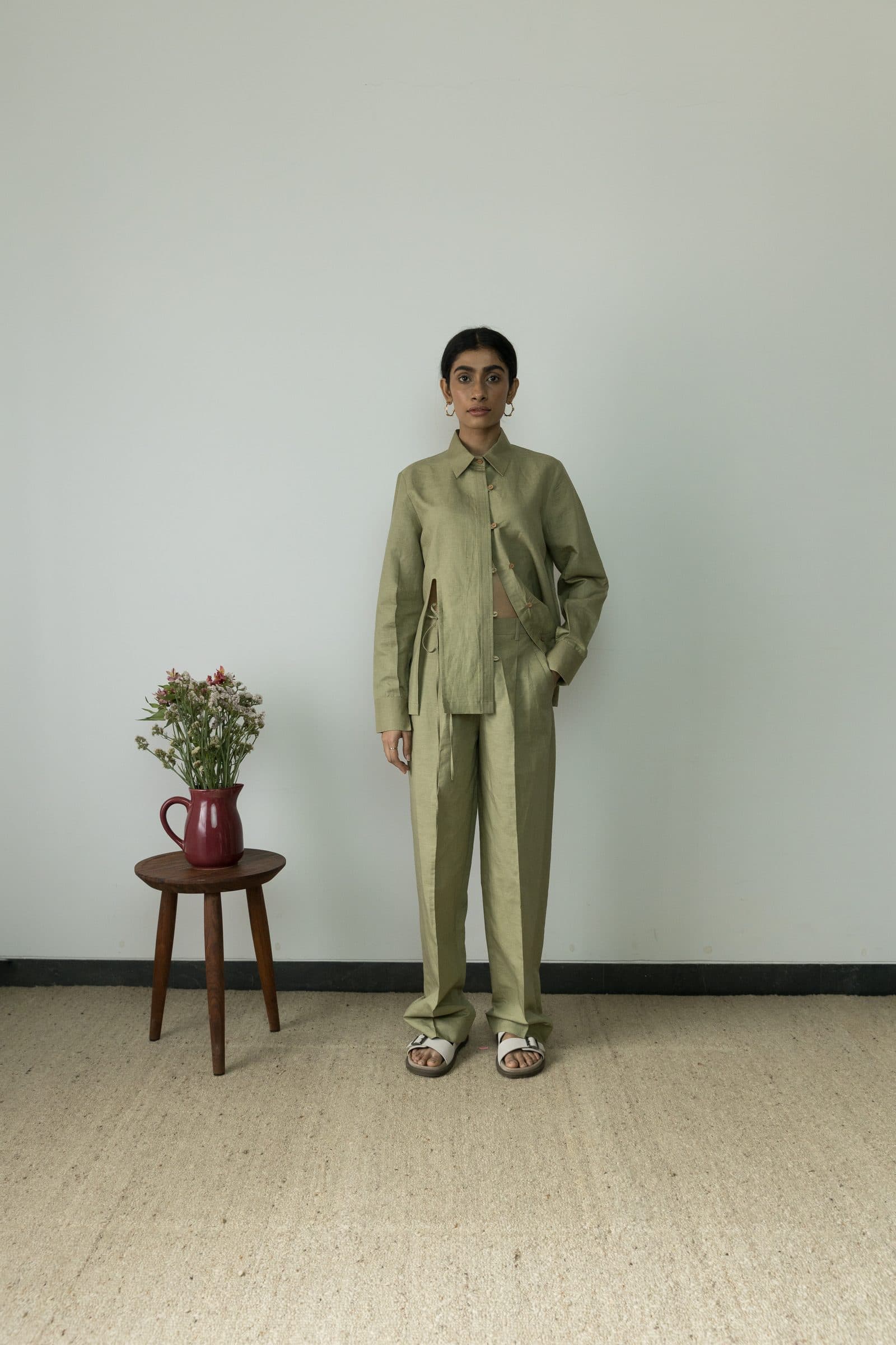 FRONT SLIT SHIRT image 3