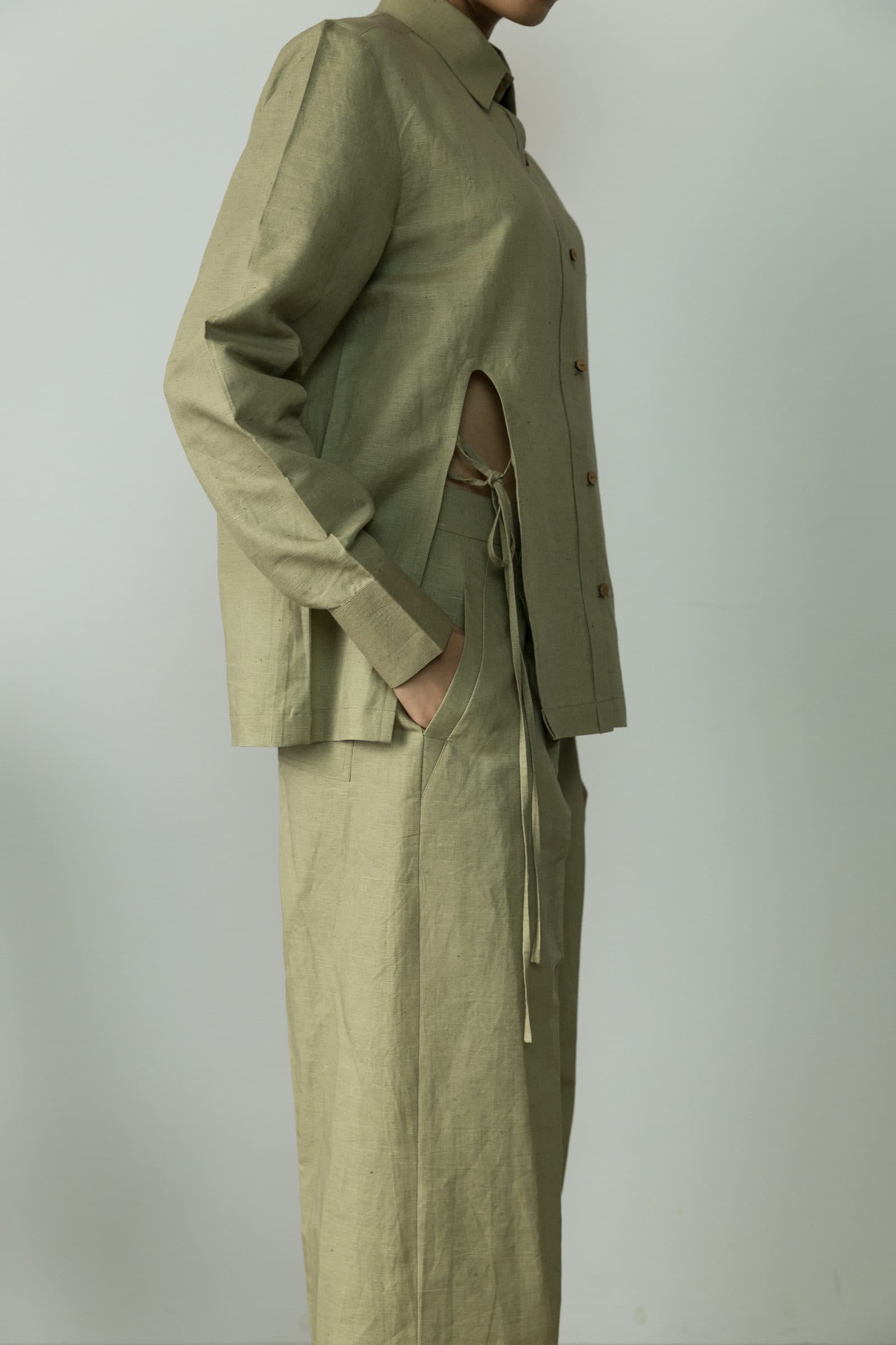 FRONT SLIT SHIRT image 4