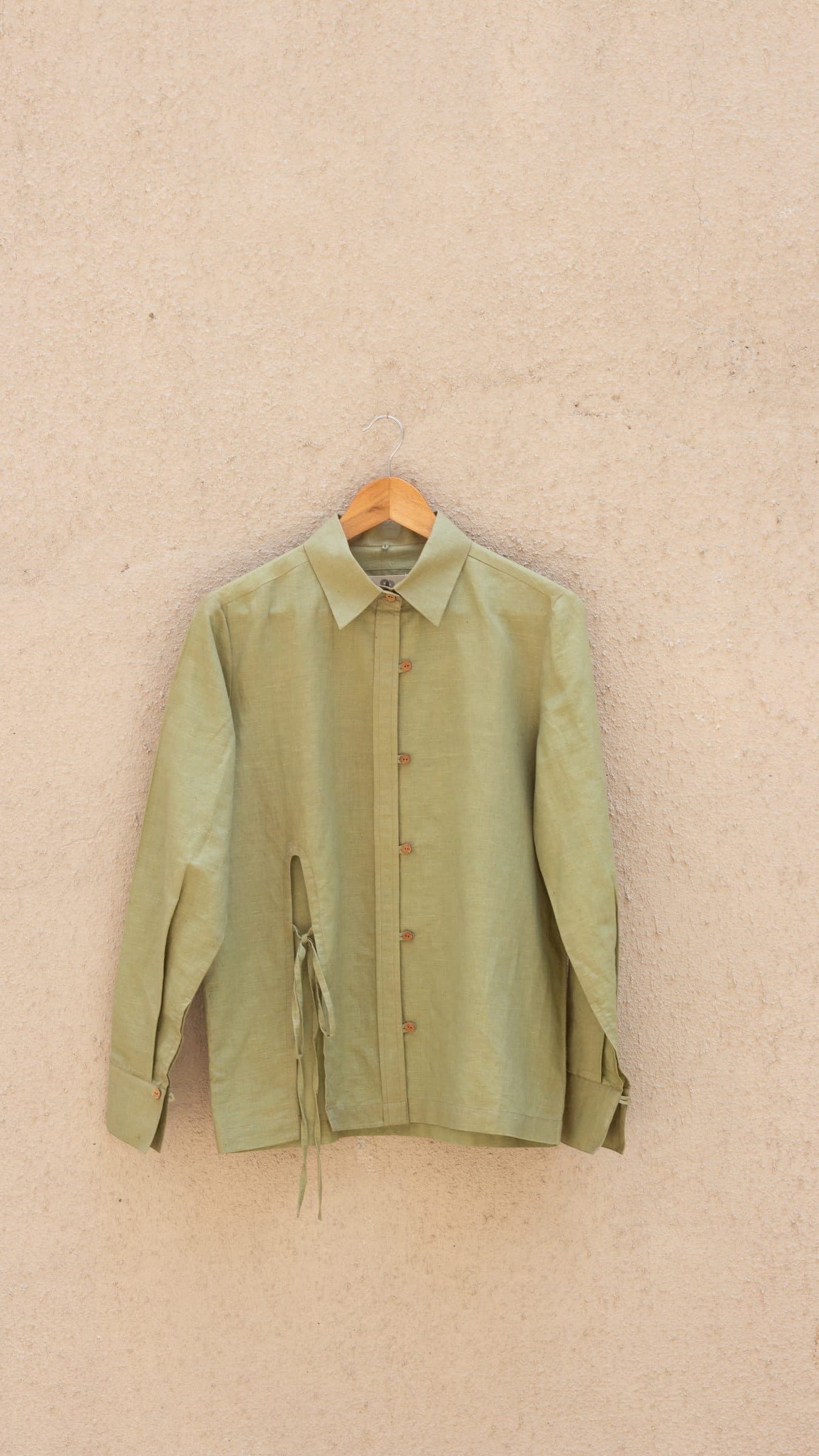 FRONT SLIT SHIRT image 7