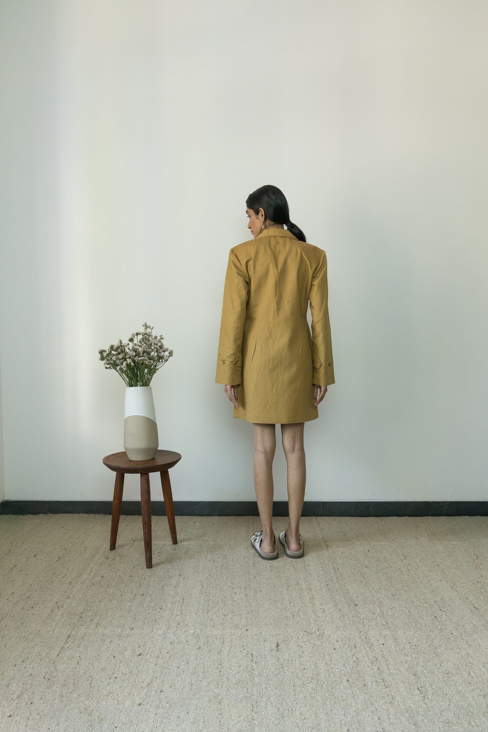SLIM-FIT BLAZER DRESS hover