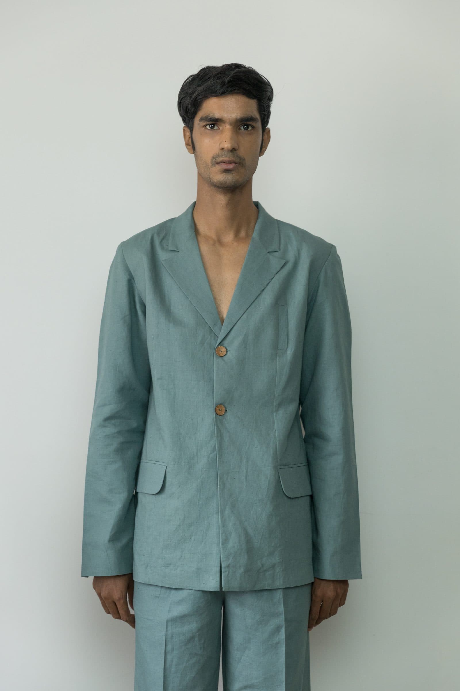 SINGLE-BREASTED TAILORED BLAZER image 5