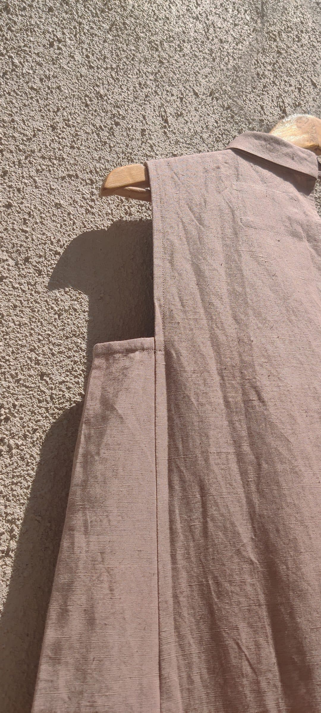 HIGH-NECK A-LINE DRESS image 9