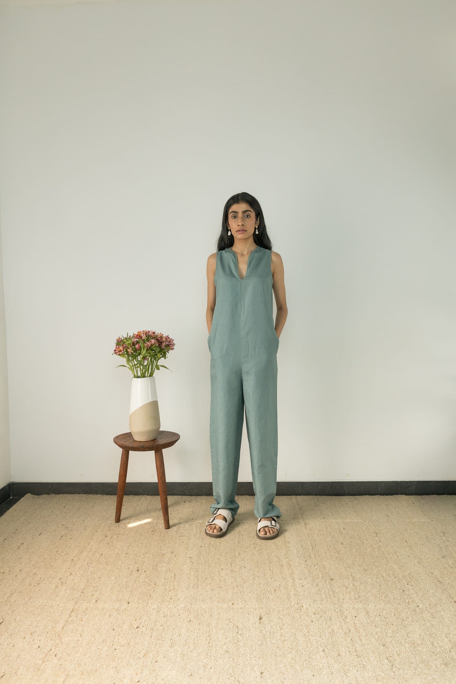 RELAXED-FIT JUMPSUIT image 1