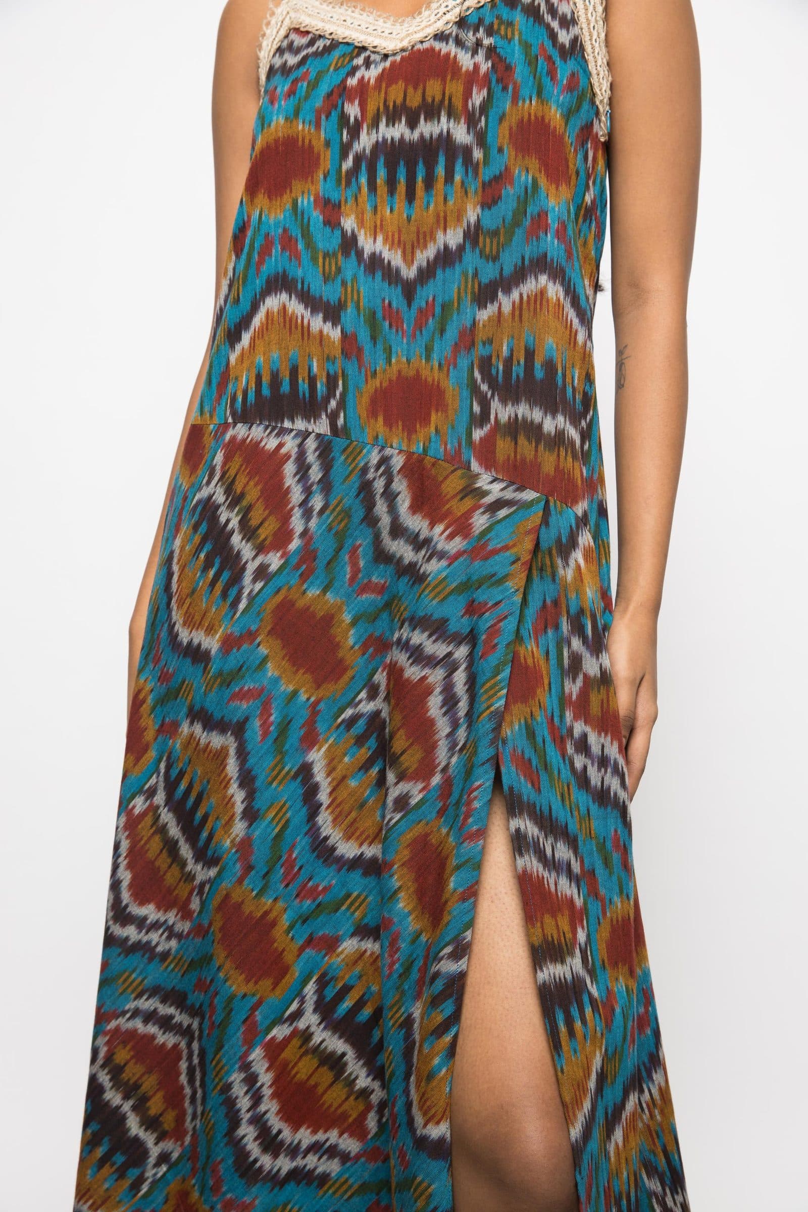 ASYMMETRIC WAIST SLING DRESS image 8