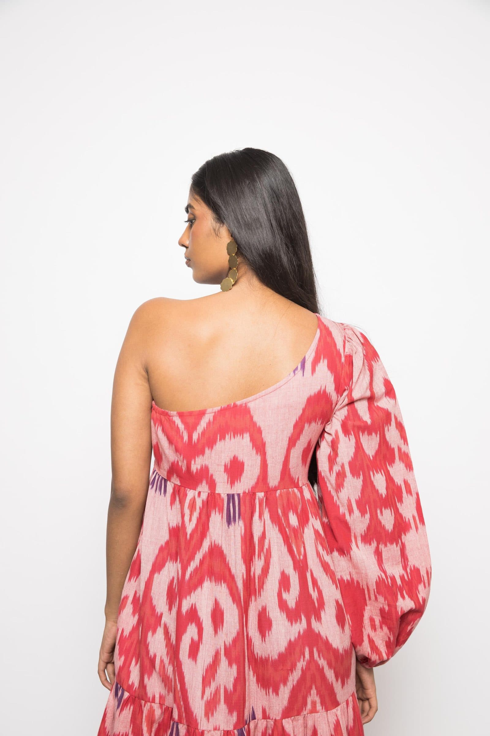ONE SHOULDER TIER MAXI hover