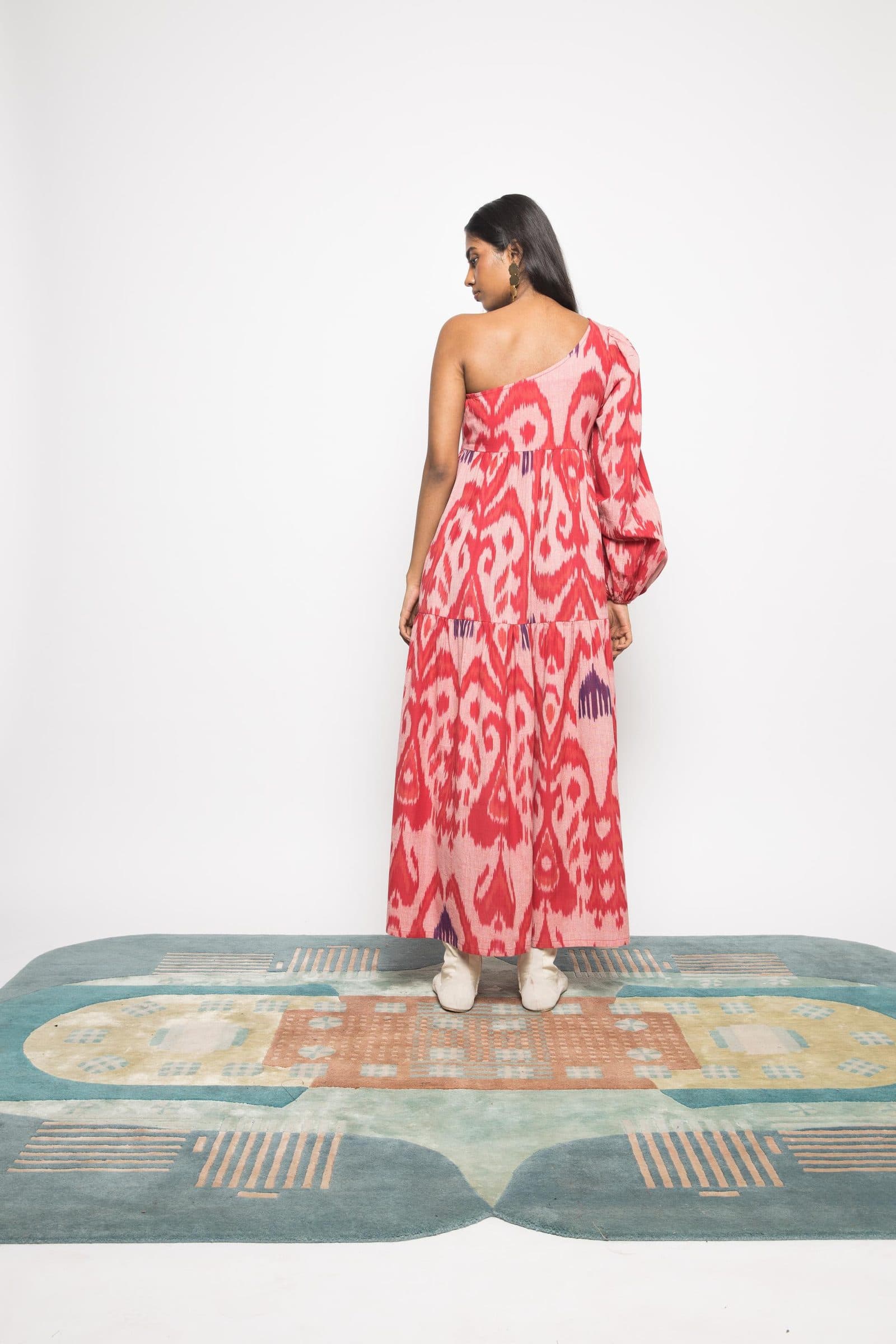 ONE SHOULDER TIER MAXI image 3