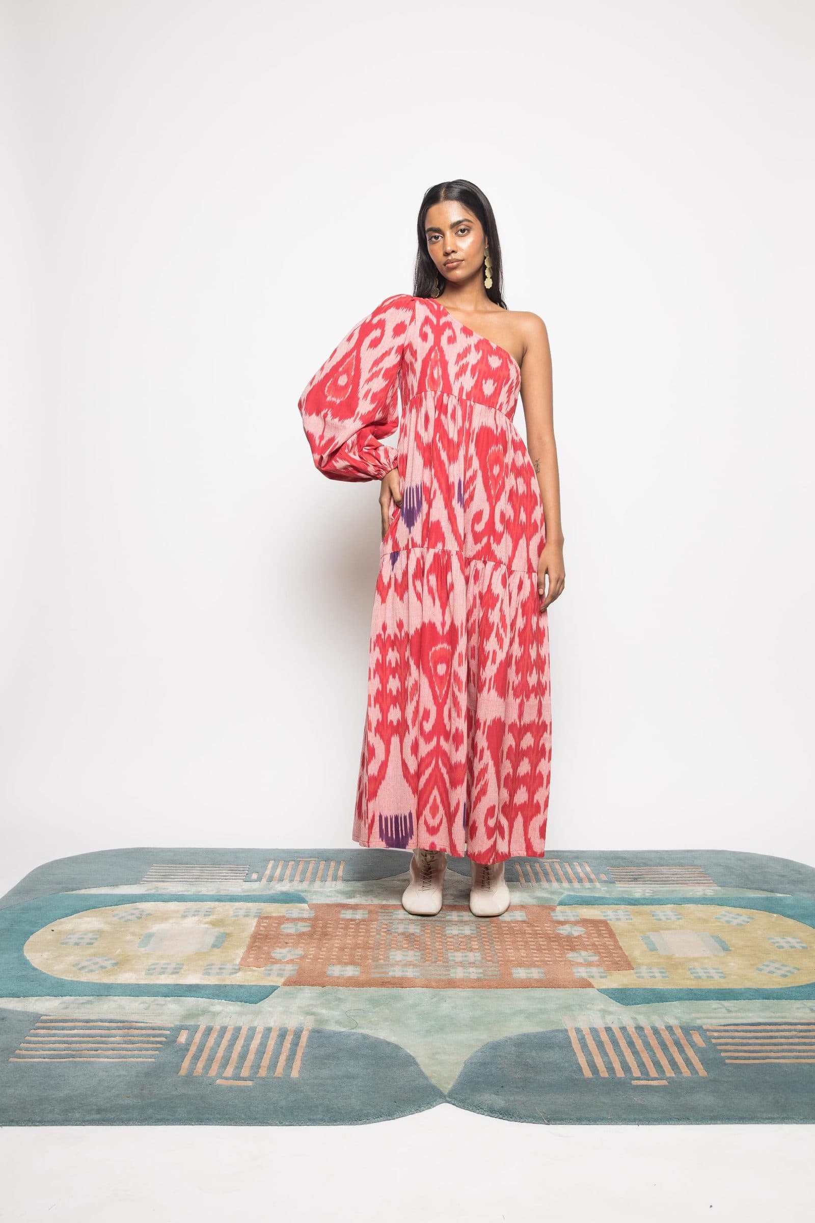 ONE SHOULDER TIER MAXI image 5