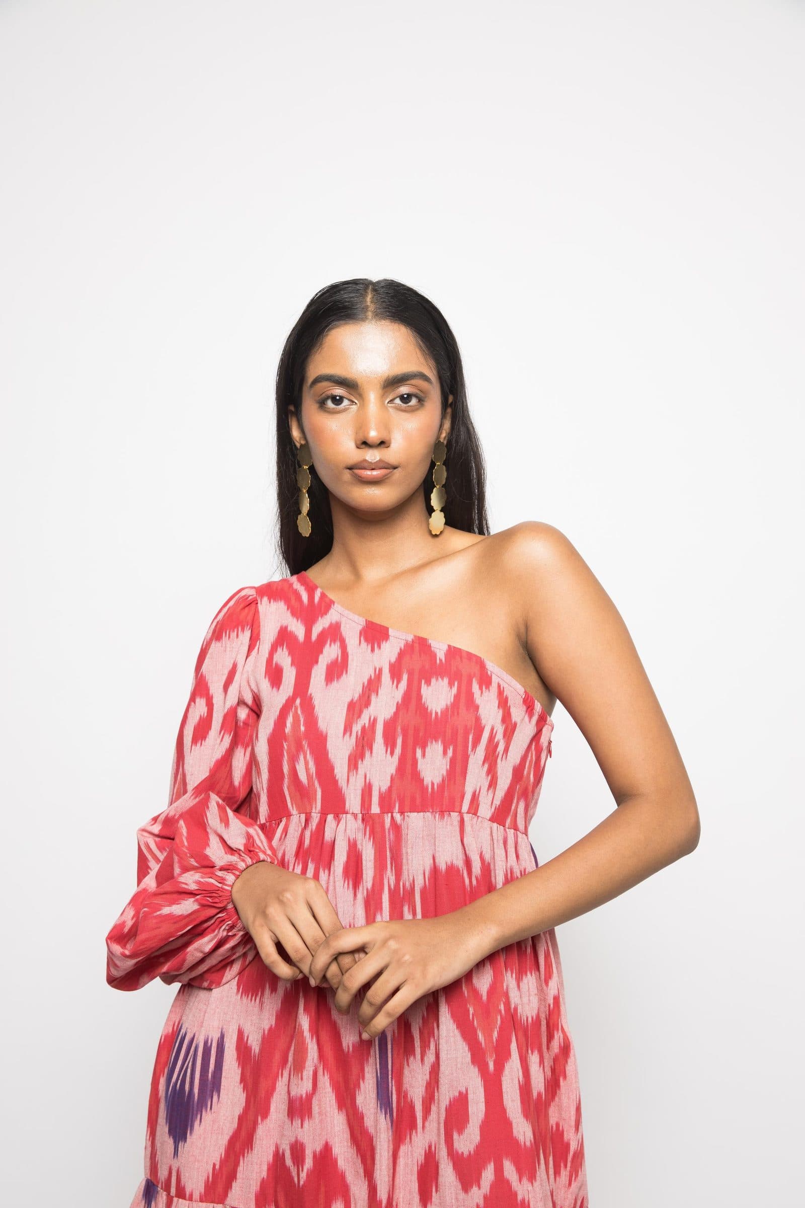 ONE SHOULDER TIER MAXI image 6