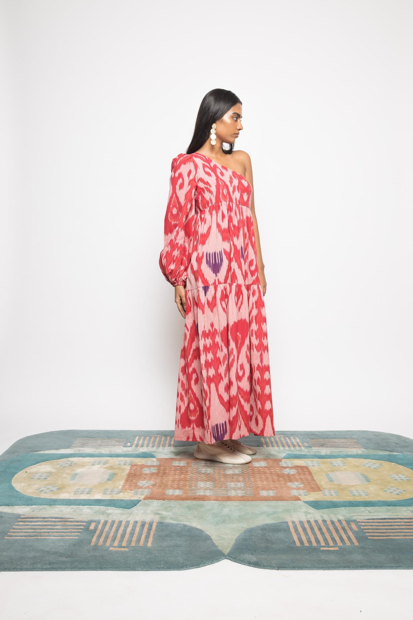 ONE SHOULDER TIER MAXI image 7
