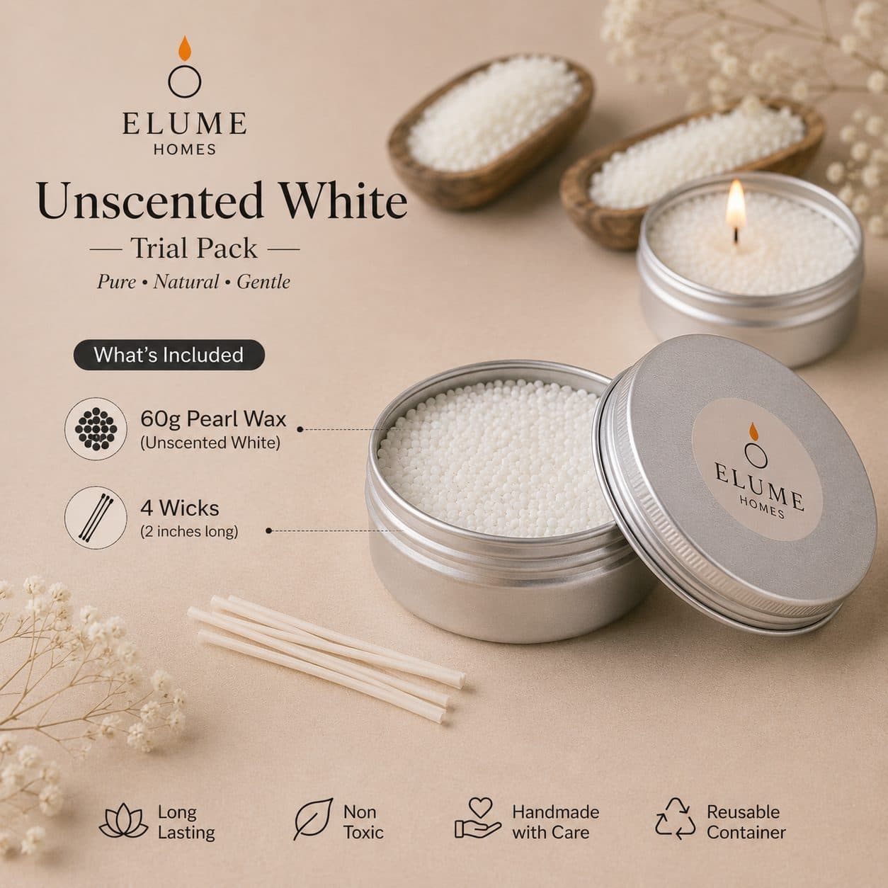 Pearl Wax Trial Pack – Cherry Blossom (60g) image 6