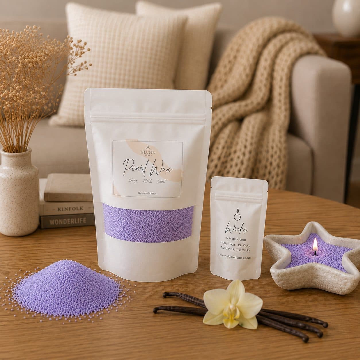 Pearl Wax Refill Pouch – Cherry Blossom (150g) image 10