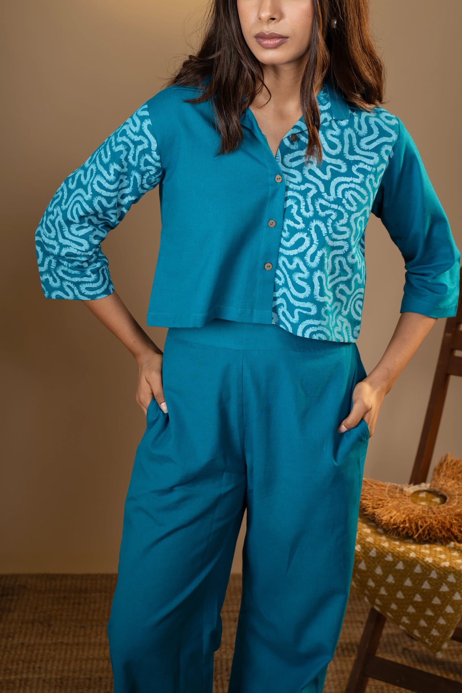 Aqua Flow Co-Ord Set image 6
