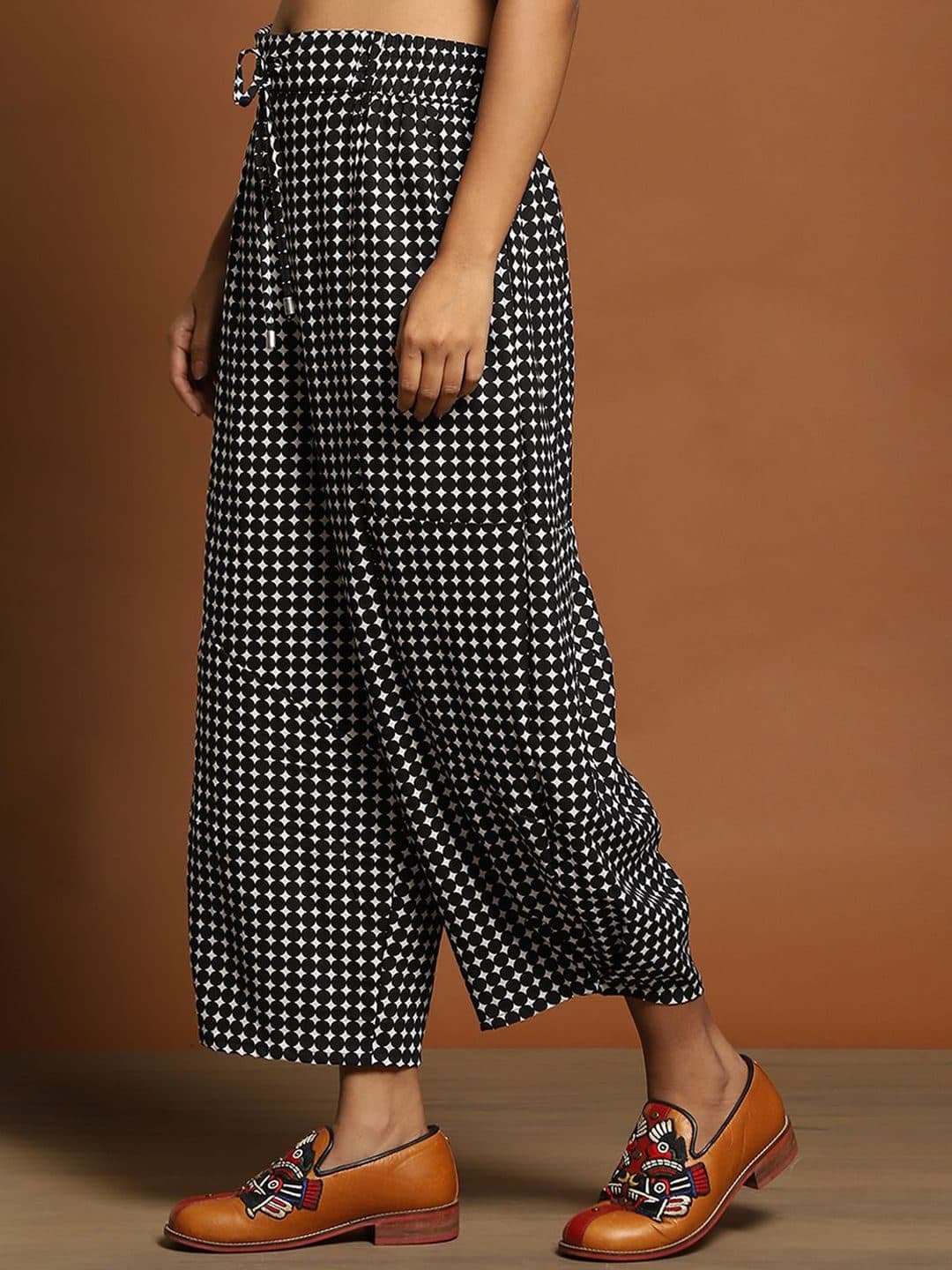 Baawri Geometric Print Harem Pants image 3