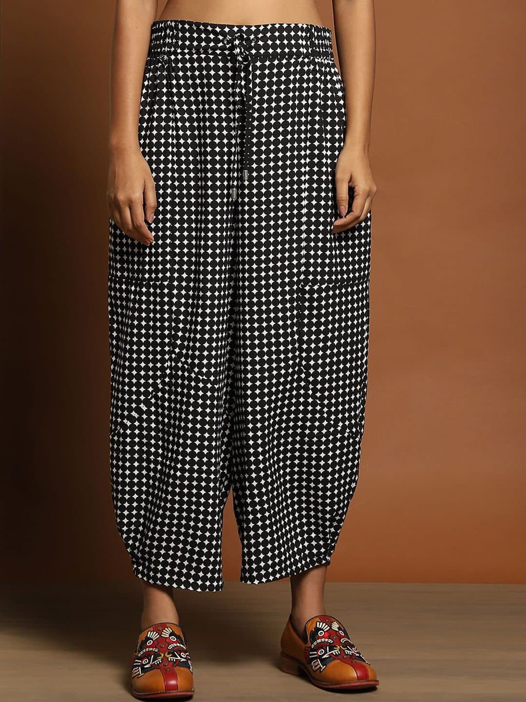Baawri Geometric Print Harem Pants image 1