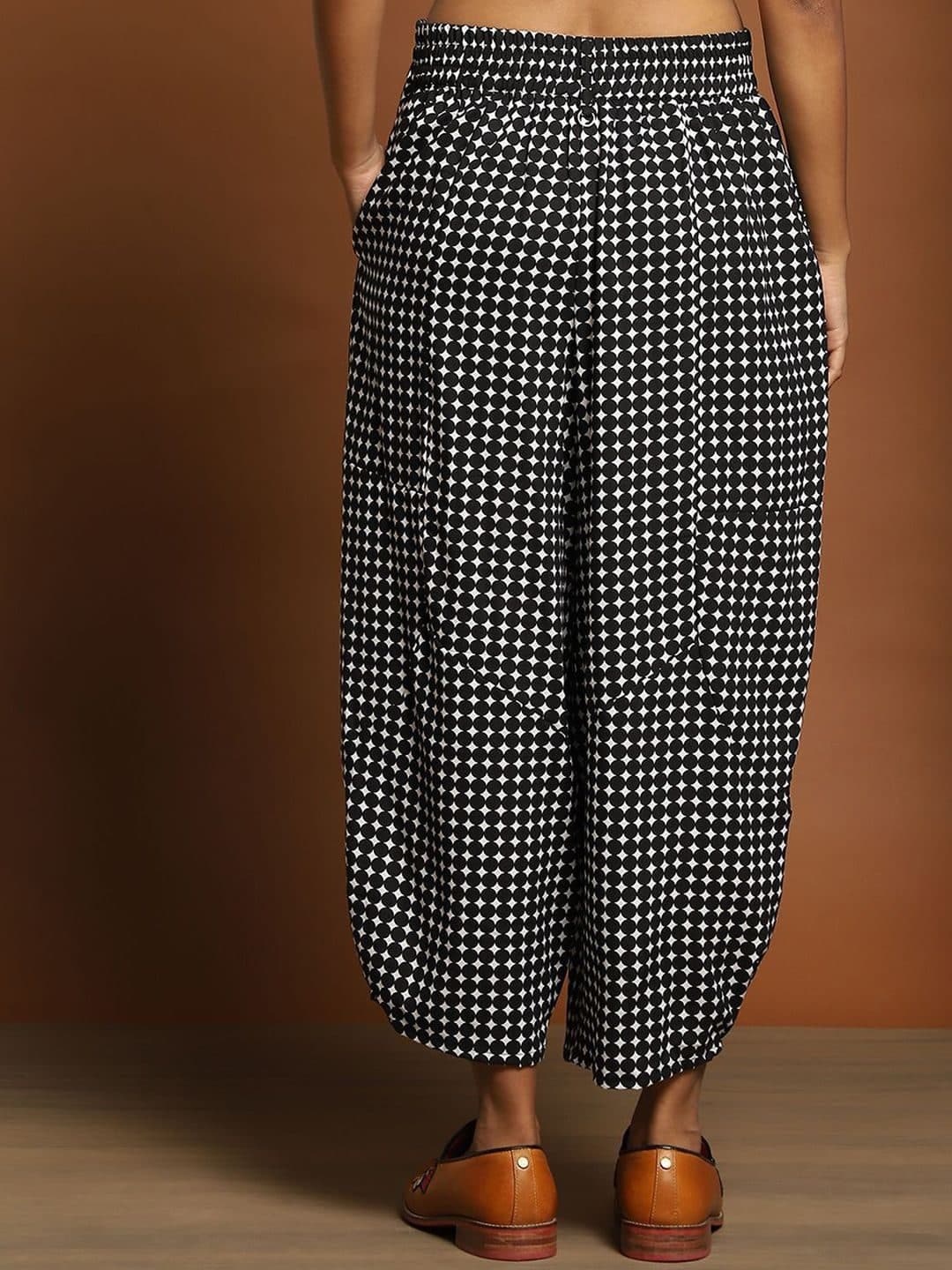 Baawri Geometric Print Harem Pants image 5