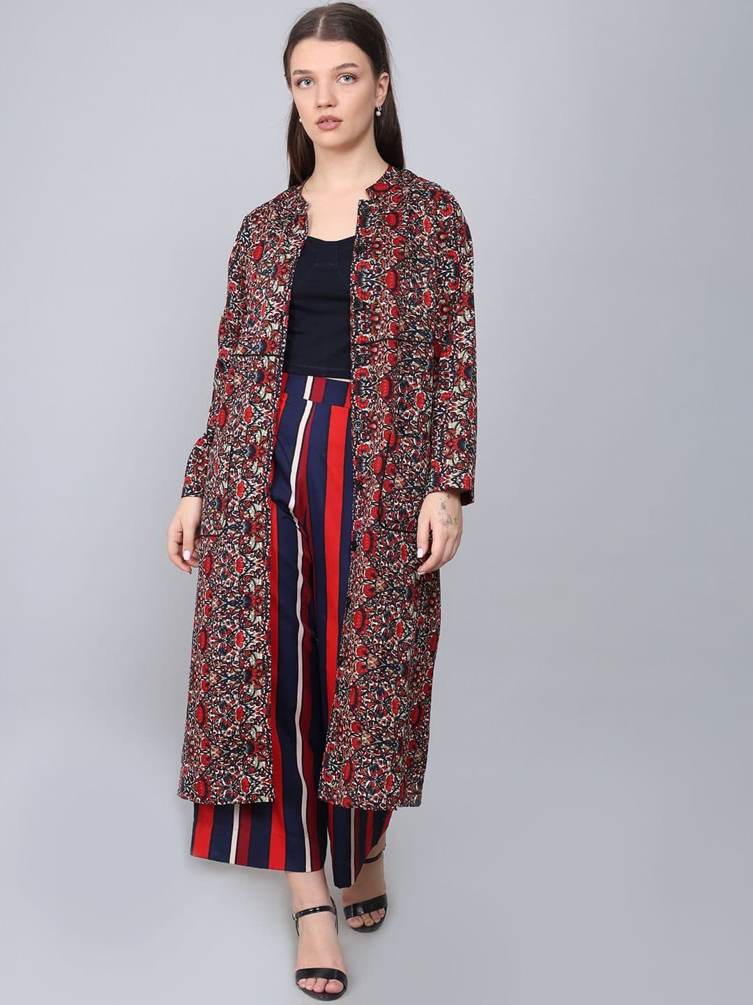 Baawri Printed Long Sleeve Coat & Trouser Co-Ords image 1