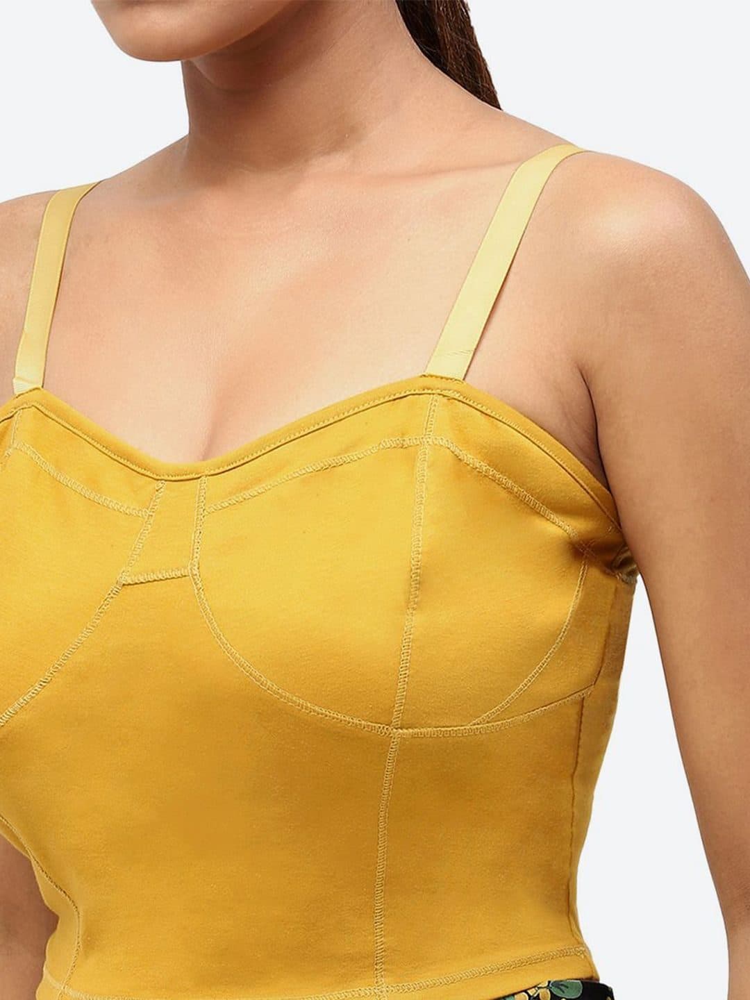Baawri Solid Shoulder Straps Fitted Topp image 2